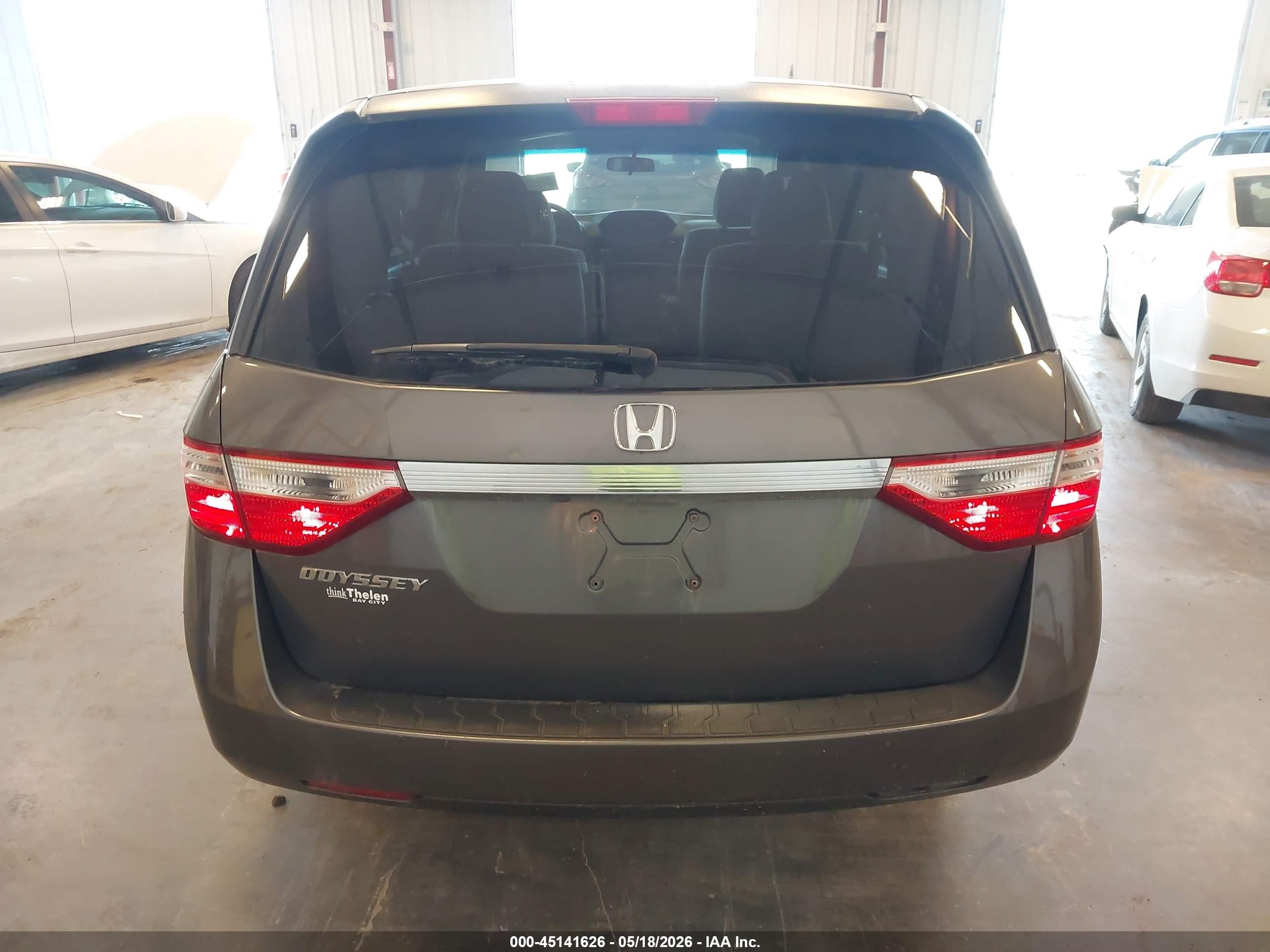 2012 Honda Odyssey Ex Gray vin: 5FNRL5H43CB109139