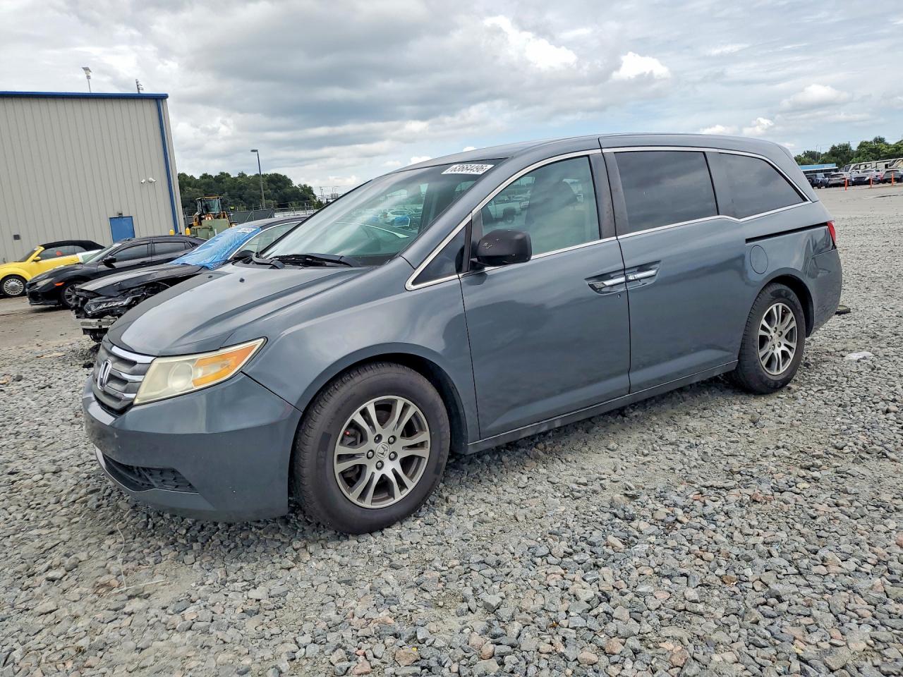 2012 Honda Odyssey Ex Gray vin: 5FNRL5H43CB114728