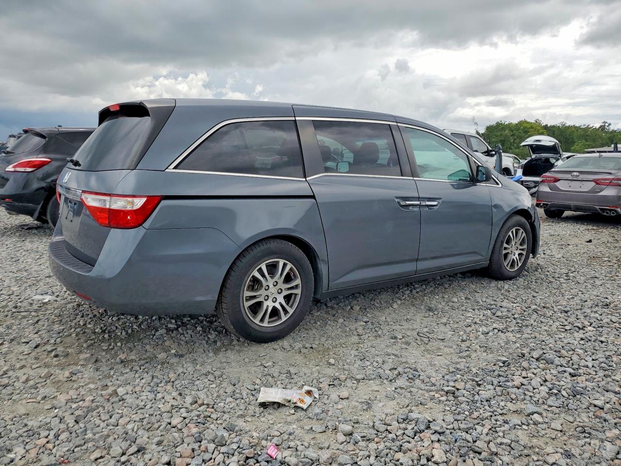 2012 Honda Odyssey Ex Серый vin: 5FNRL5H43CB114728
