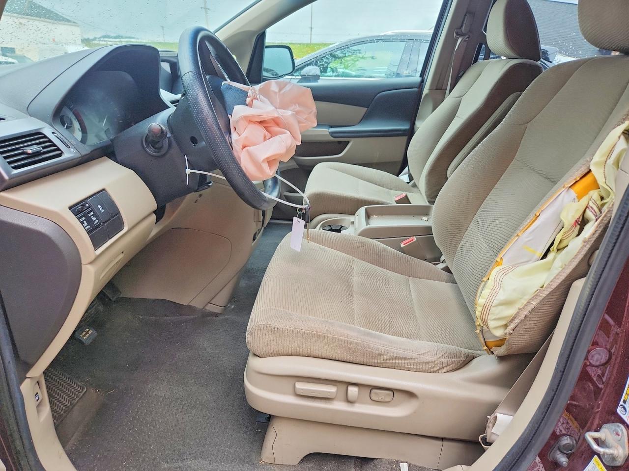 2012 Honda Odyssey Ex Burgundy vin: 5FNRL5H43CB115989