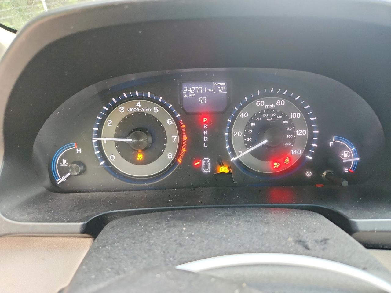 2012 Honda Odyssey Ex Burgundy vin: 5FNRL5H43CB115989