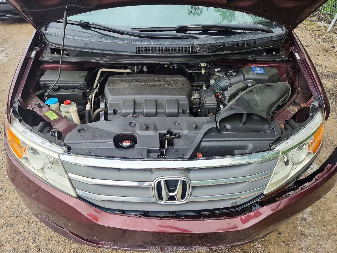 2012 Honda Odyssey Ex Burgundy vin: 5FNRL5H43CB115989