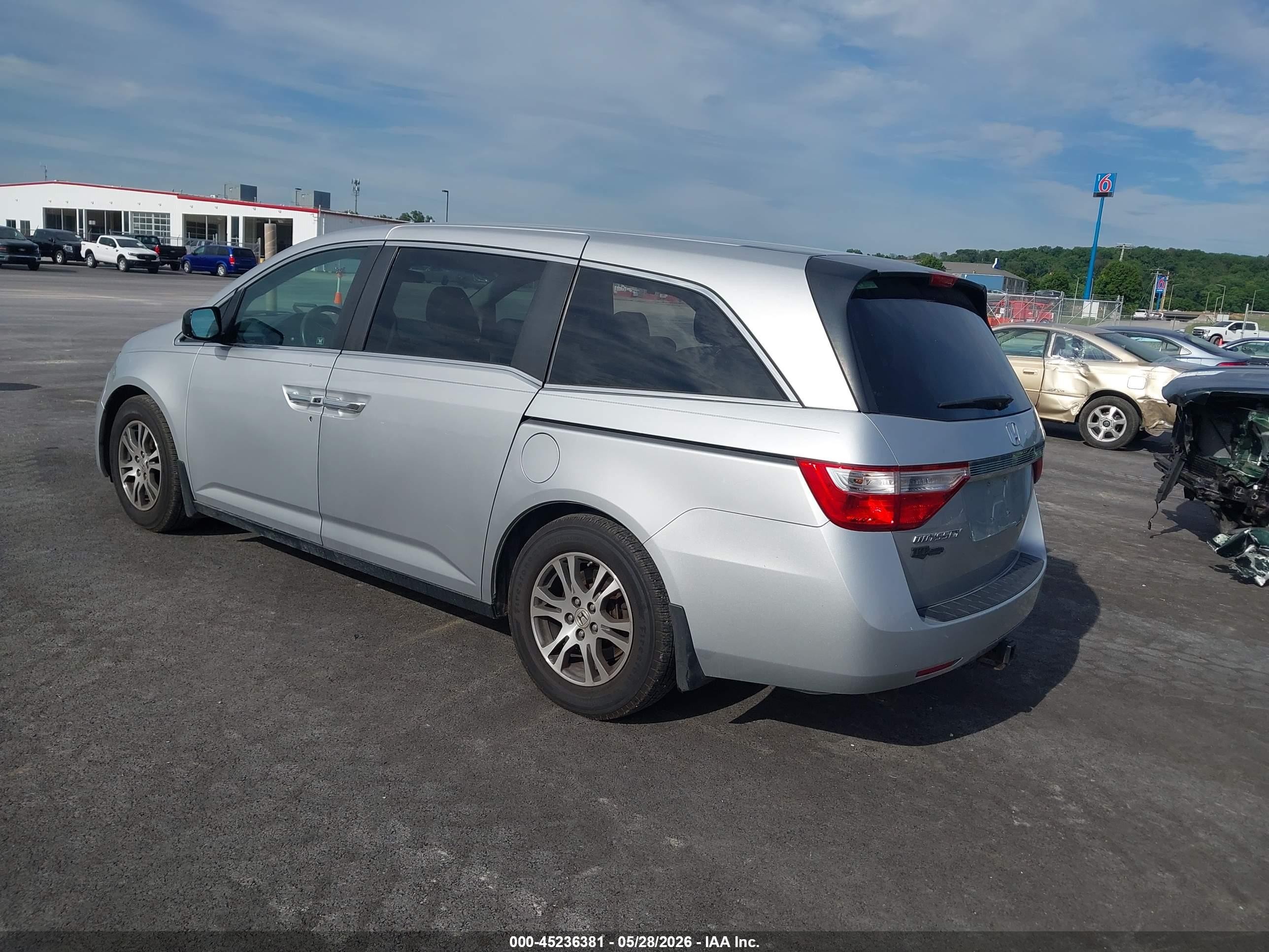 2012 Honda Odyssey Ex Silver vin: 5FNRL5H43CB124384