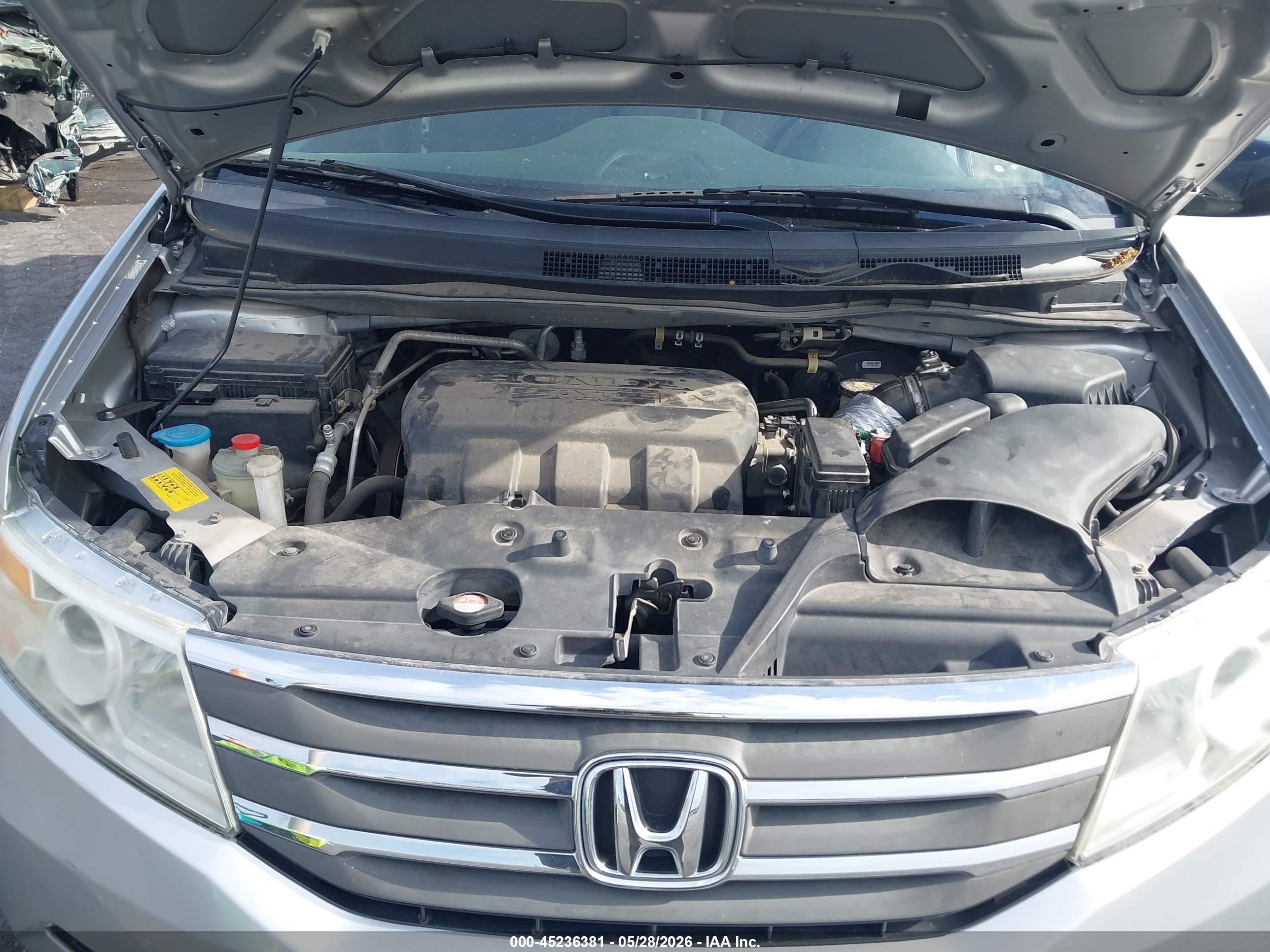 2012 Honda Odyssey Ex Silver vin: 5FNRL5H43CB124384