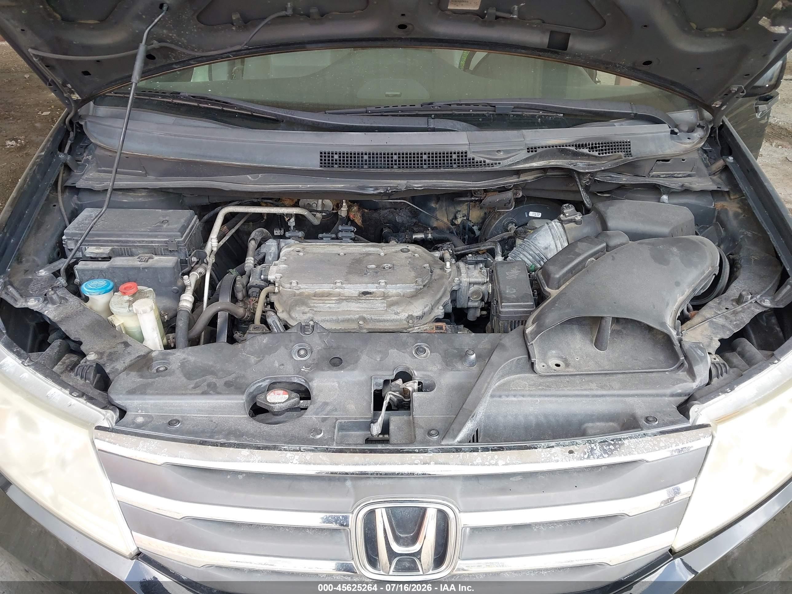 2012 Honda Odyssey Ex Black vin: 5FNRL5H43CB125499