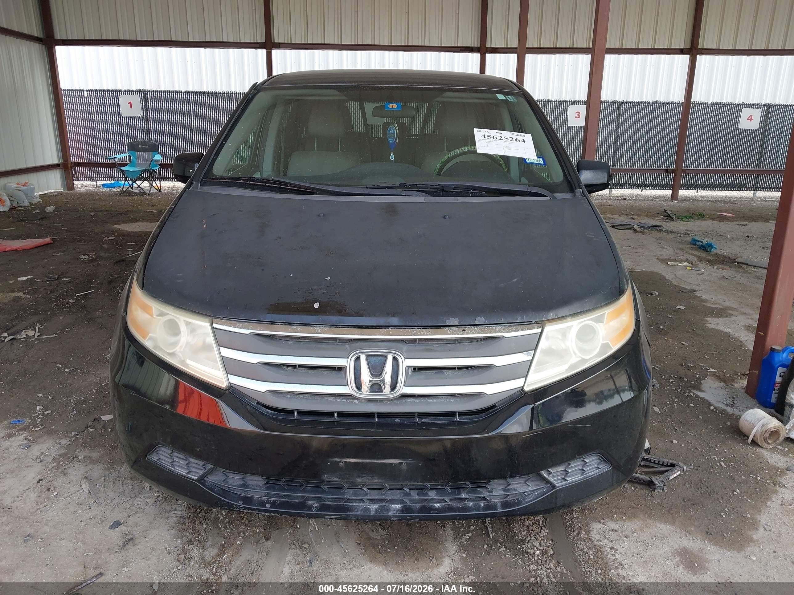 2012 Honda Odyssey Ex Black vin: 5FNRL5H43CB125499