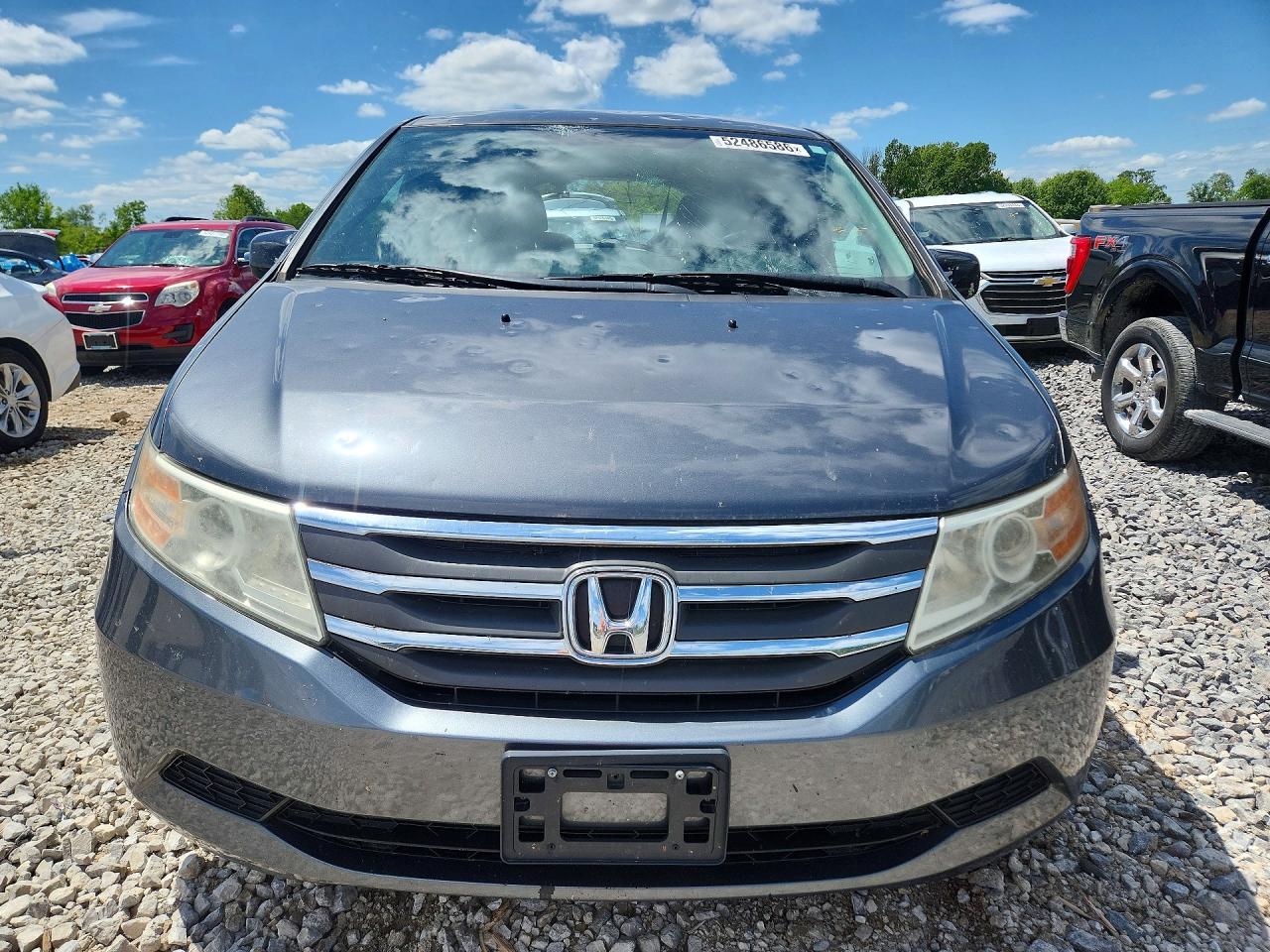 2013 Honda Odyssey Ex Gray vin: 5FNRL5H43DB004232