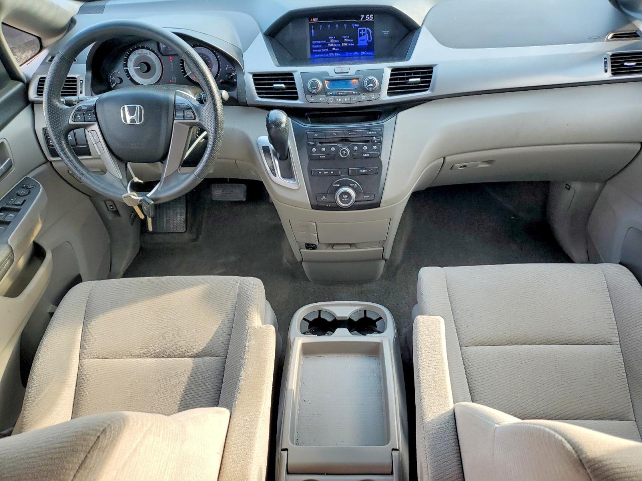 2013 Honda Odyssey Ex Gray vin: 5FNRL5H43DB004232