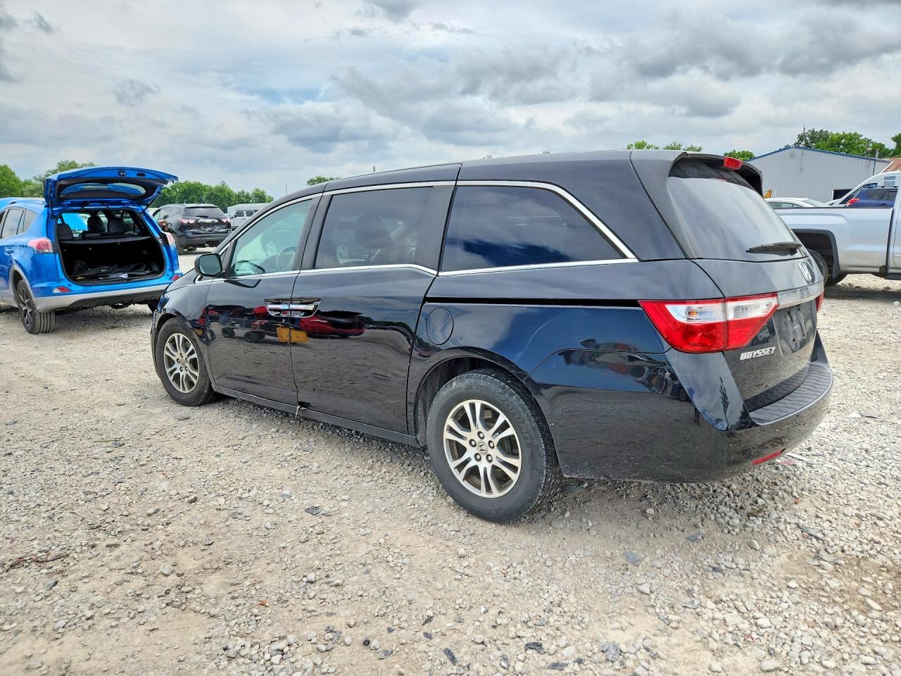 2013 Honda Odyssey Ex Black vin: 5FNRL5H43DB007454