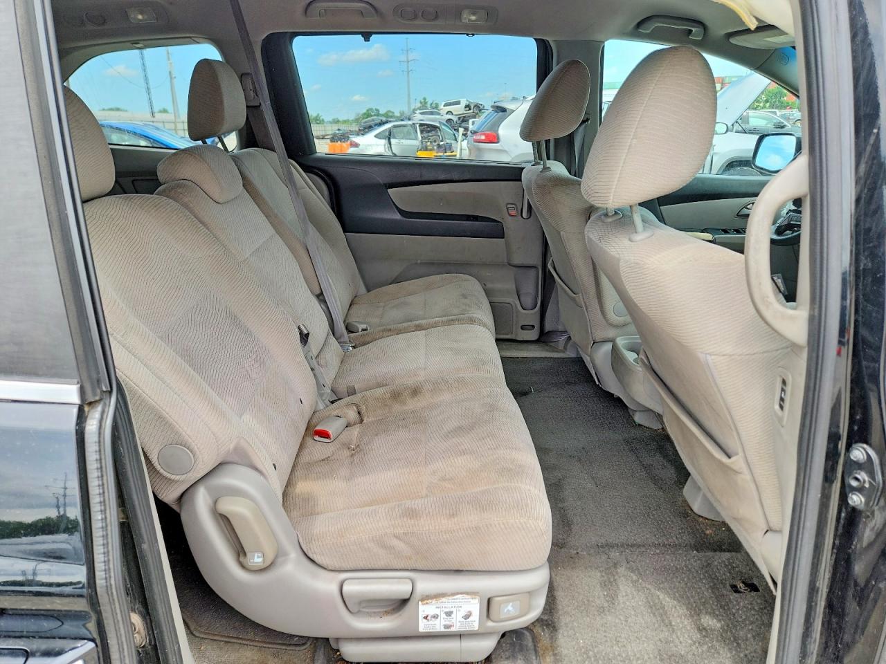 2013 Honda Odyssey Ex Black vin: 5FNRL5H43DB007454