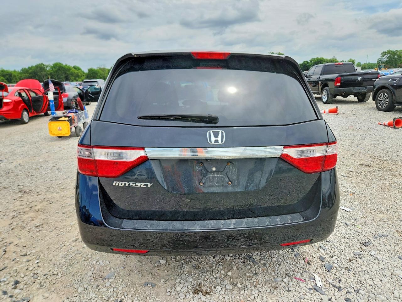 2013 Honda Odyssey Ex Black vin: 5FNRL5H43DB007454