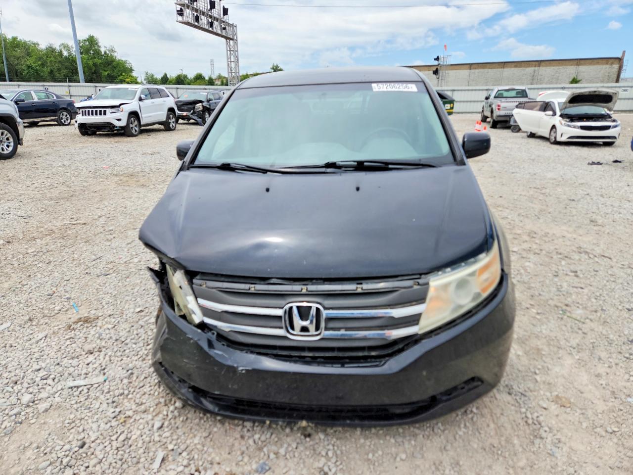 2013 Honda Odyssey Ex Black vin: 5FNRL5H43DB007454