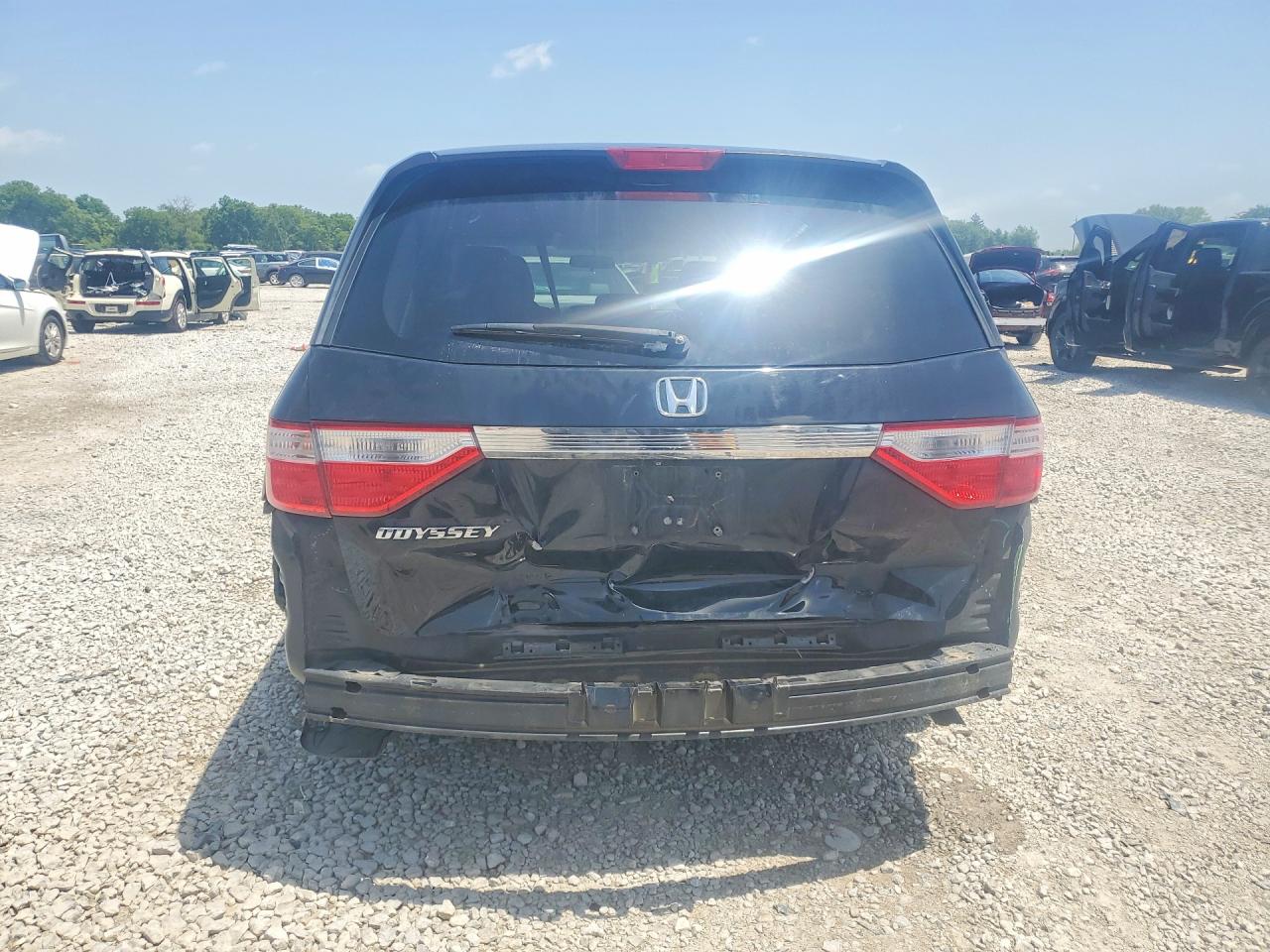 2013 Honda Odyssey Ex Black vin: 5FNRL5H43DB066469