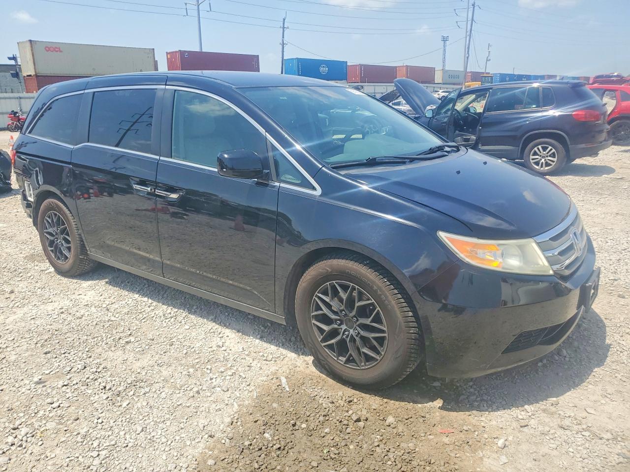 2013 Honda Odyssey Ex Black vin: 5FNRL5H43DB066469