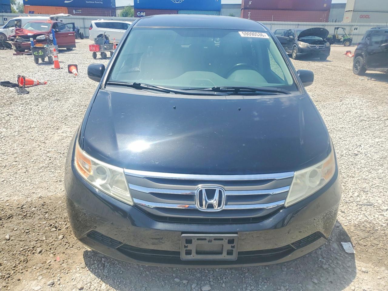 2013 Honda Odyssey Ex Black vin: 5FNRL5H43DB066469