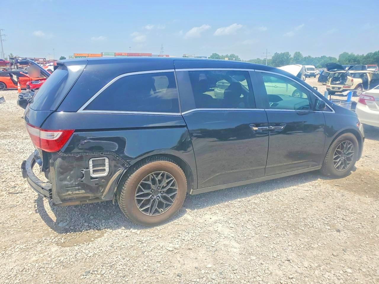 2013 Honda Odyssey Ex Black vin: 5FNRL5H43DB066469