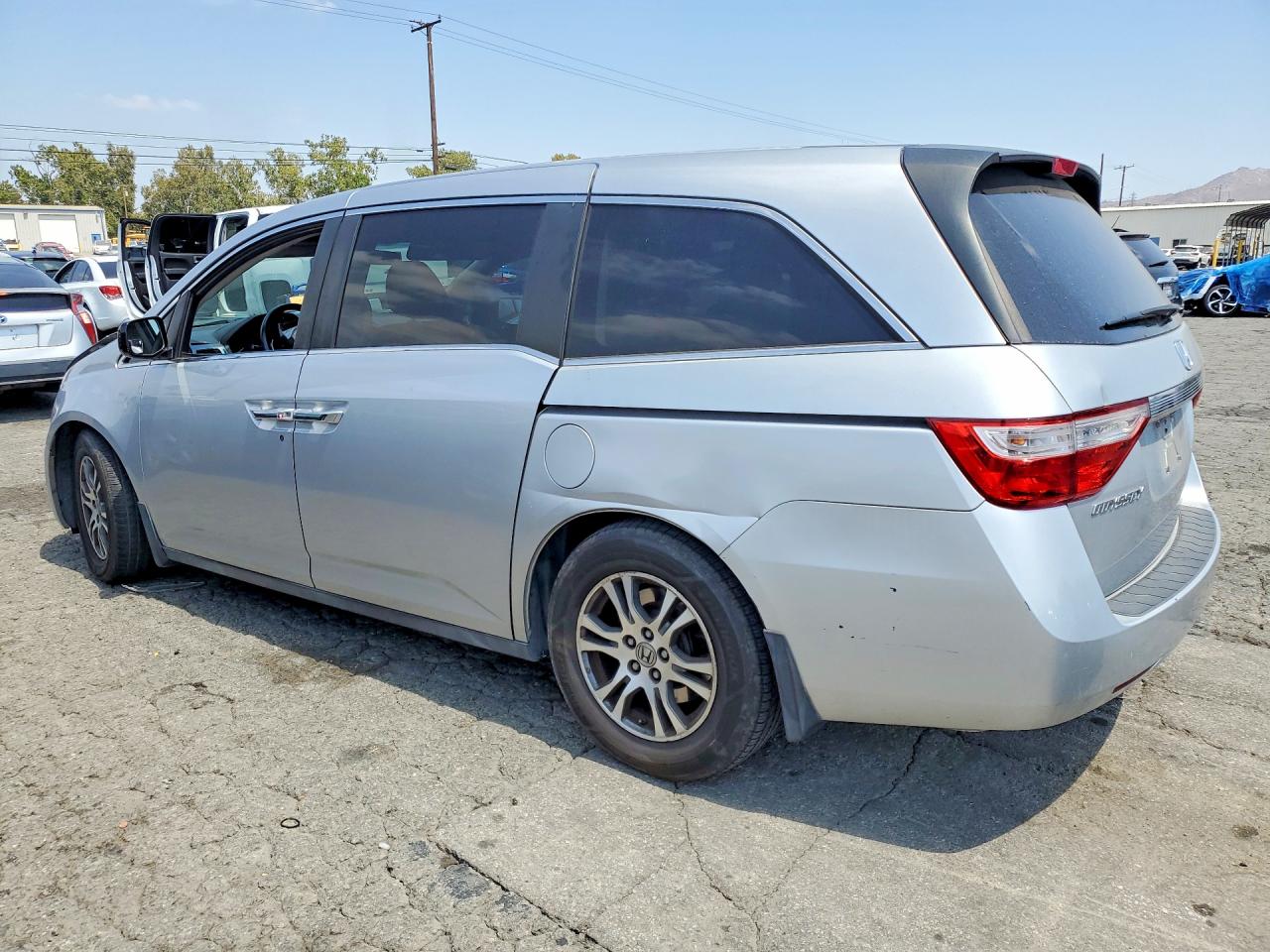 2013 Honda Odyssey Ex Silver vin: 5FNRL5H43DB070960
