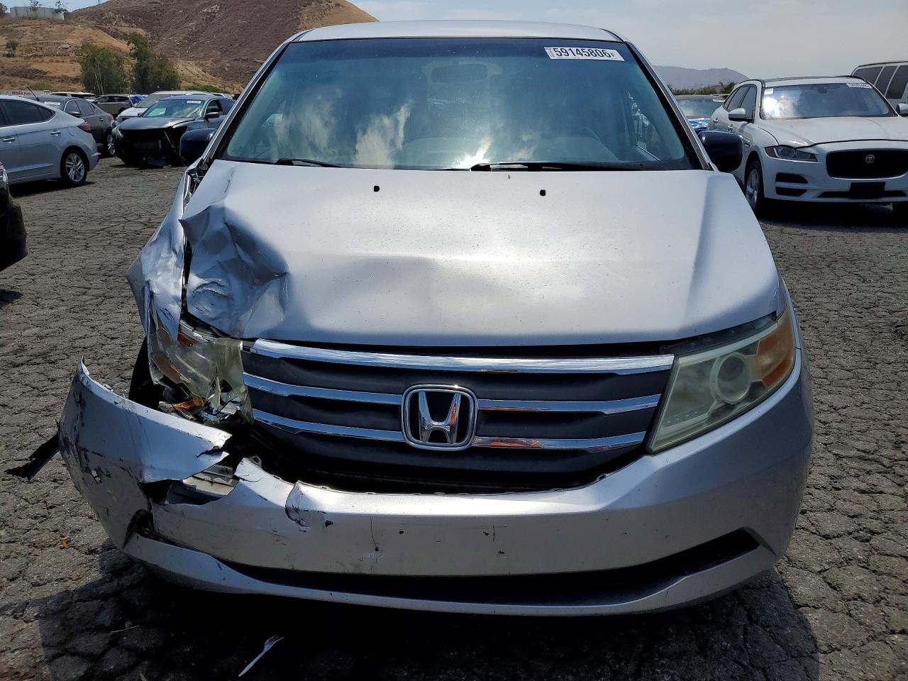 2013 Honda Odyssey Ex Silver vin: 5FNRL5H43DB070960