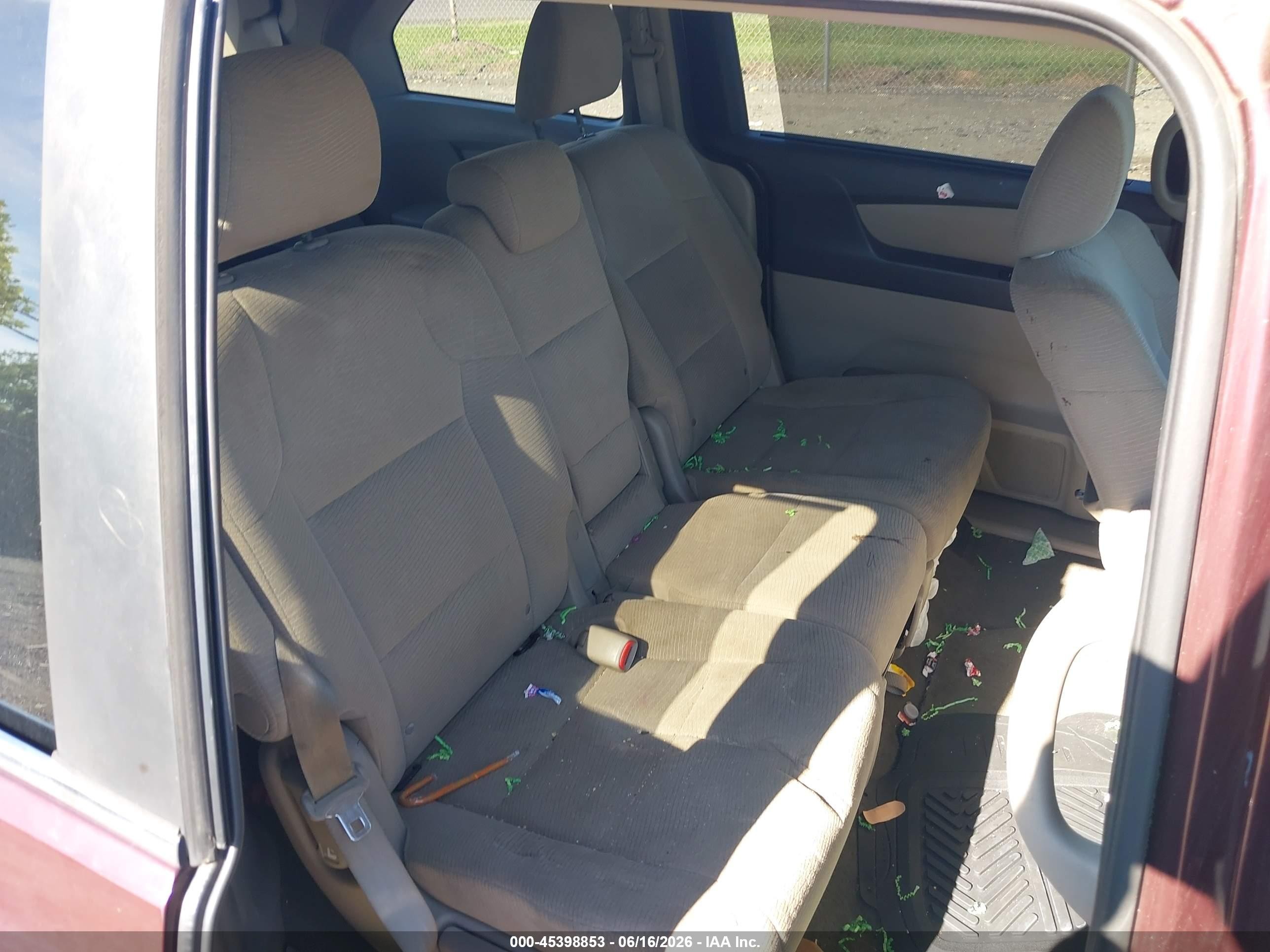 2013 Honda Odyssey Ex Red vin: 5FNRL5H43DB075446