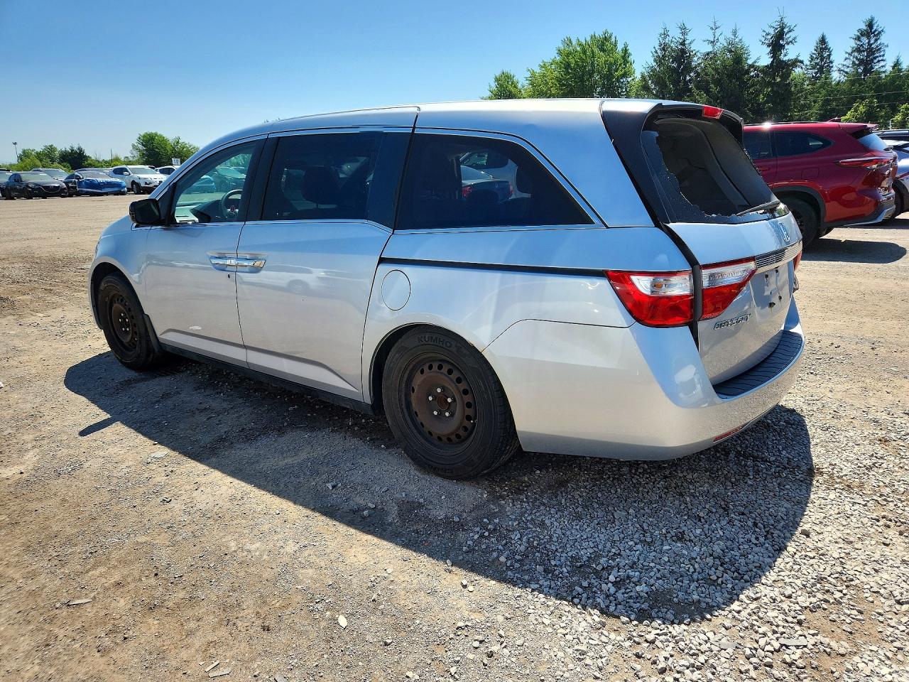 2013 Honda Odyssey Ex Silver vin: 5FNRL5H43DB503936