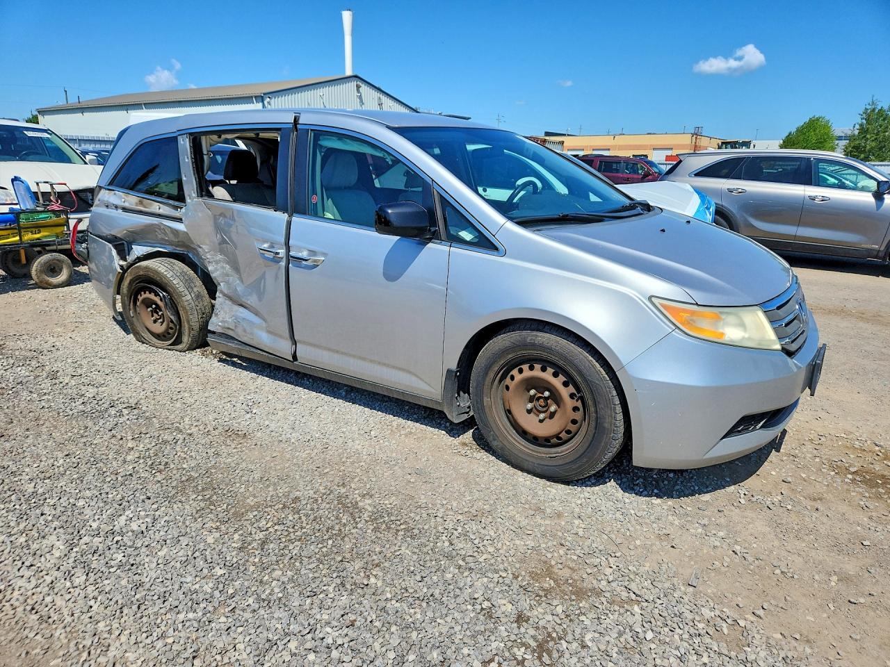 2013 Honda Odyssey Ex Silver vin: 5FNRL5H43DB503936