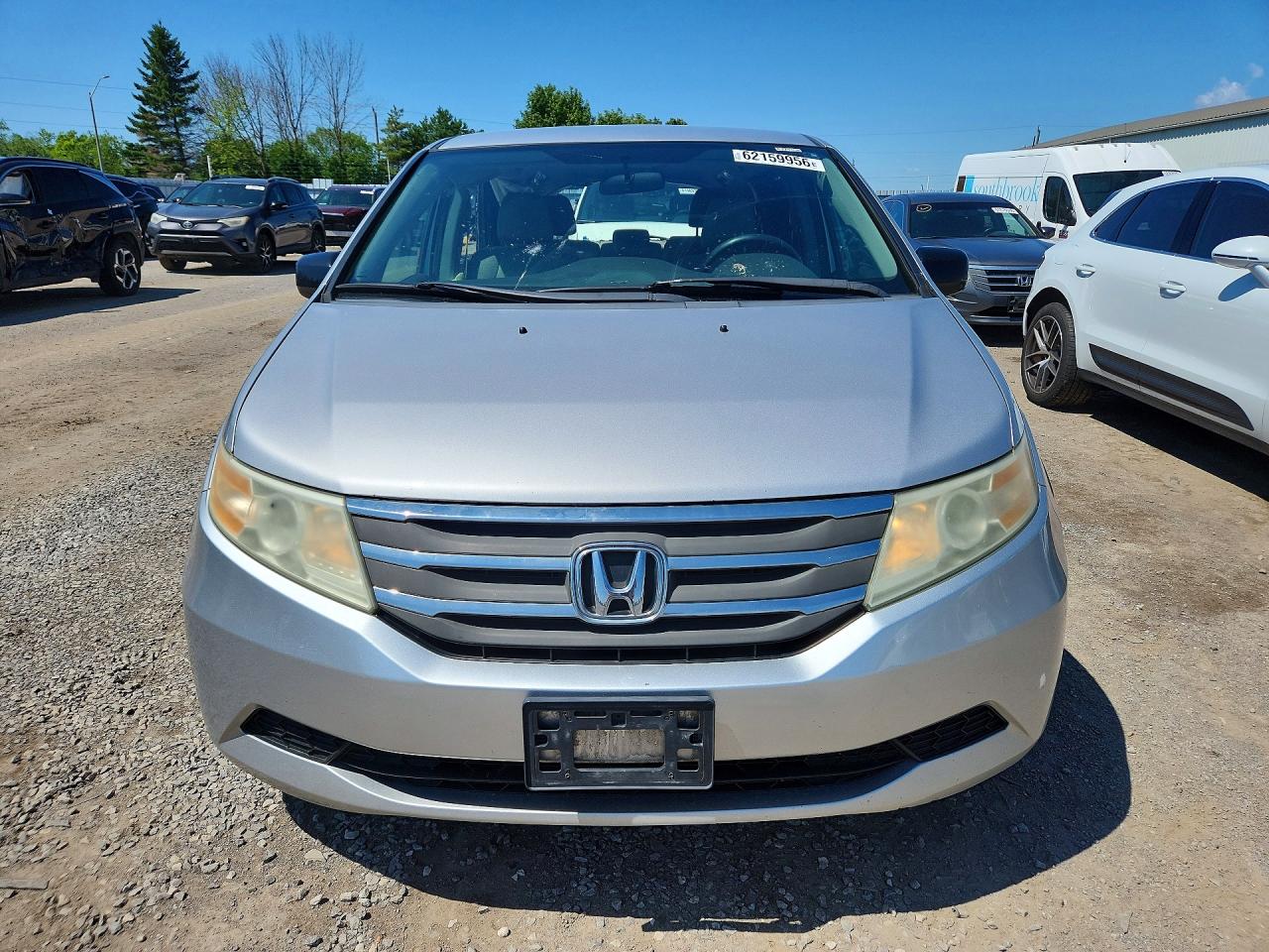 2013 Honda Odyssey Ex Silver vin: 5FNRL5H43DB503936