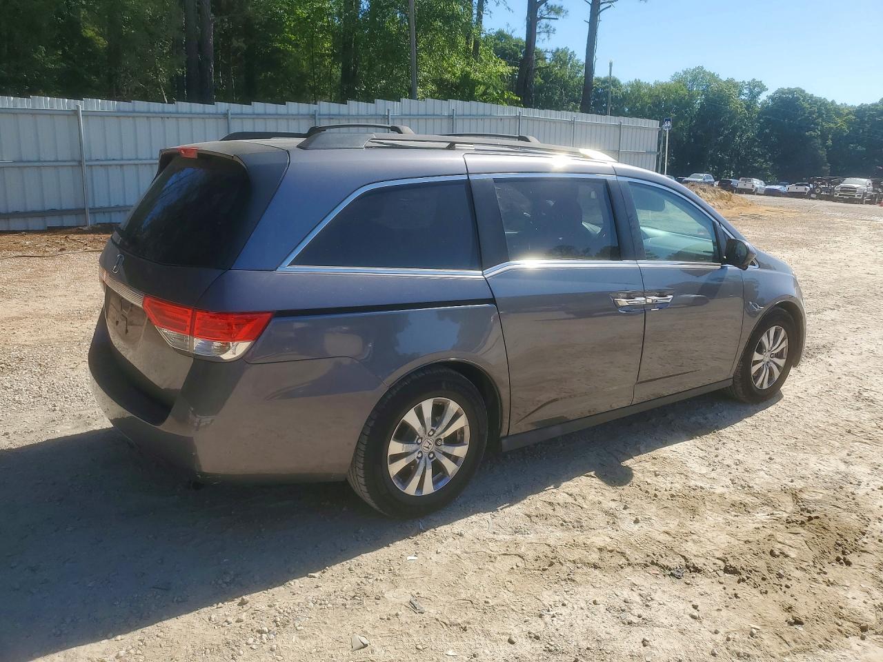 2014 Honda Odyssey Ex Gray vin: 5FNRL5H43EB007911