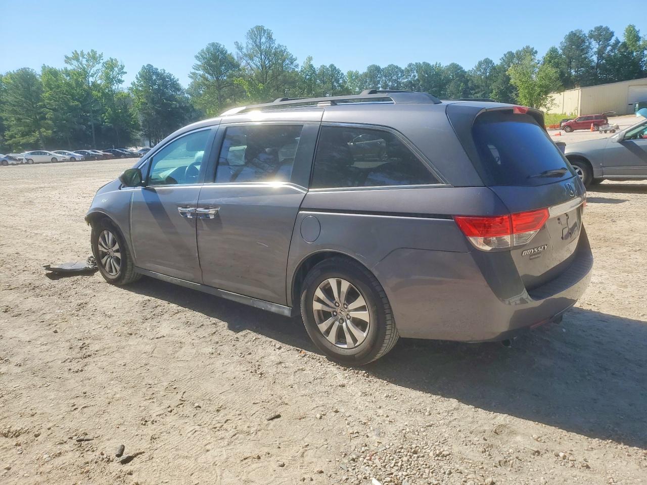 2014 Honda Odyssey Ex Gray vin: 5FNRL5H43EB007911