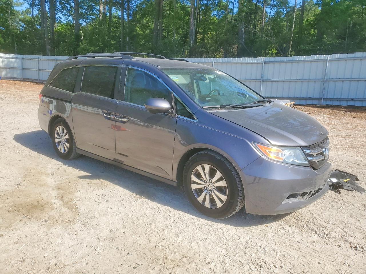 2014 Honda Odyssey Ex Gray vin: 5FNRL5H43EB007911