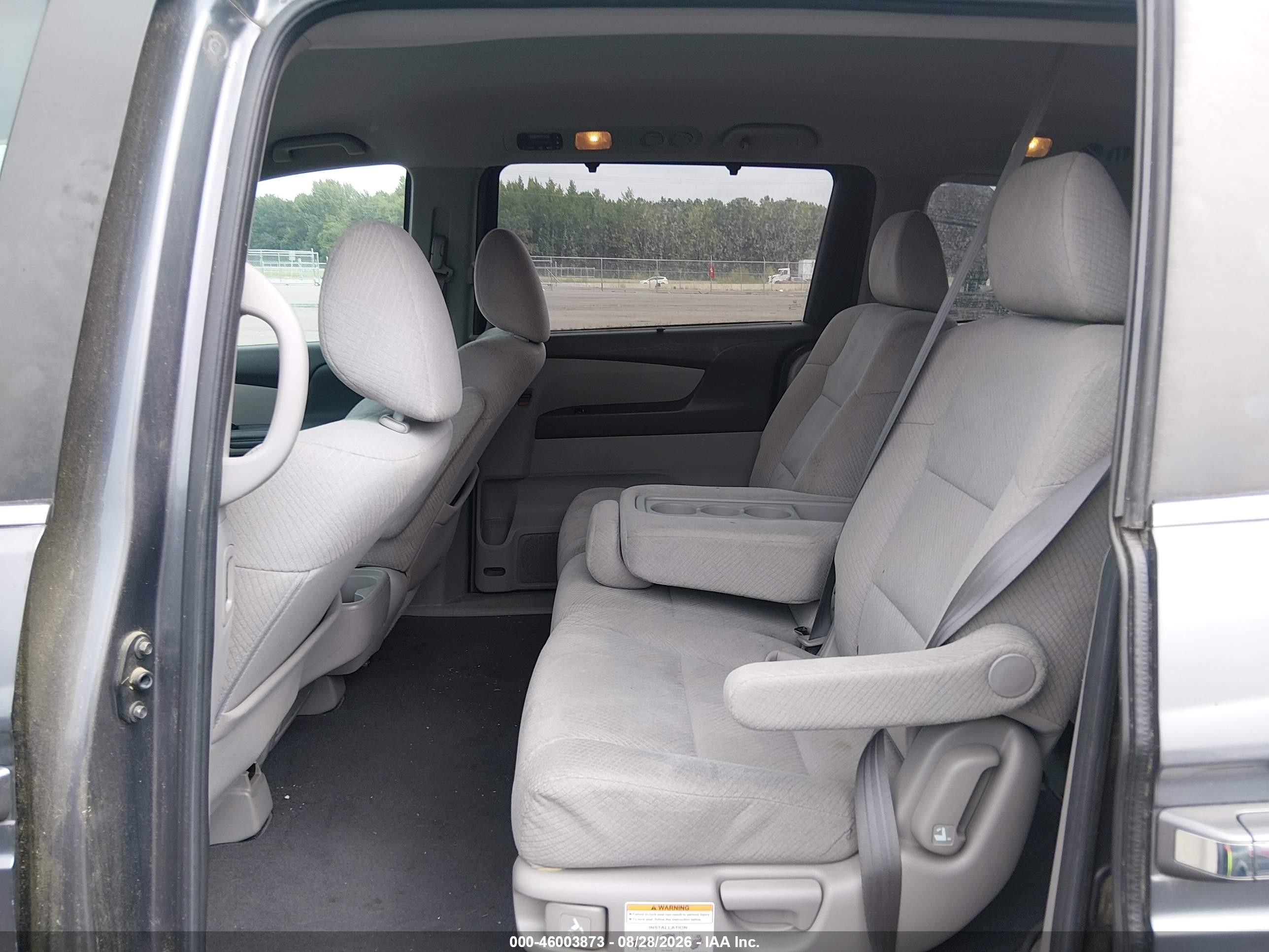 2014 Honda Odyssey Ex Gray vin: 5FNRL5H43EB020884