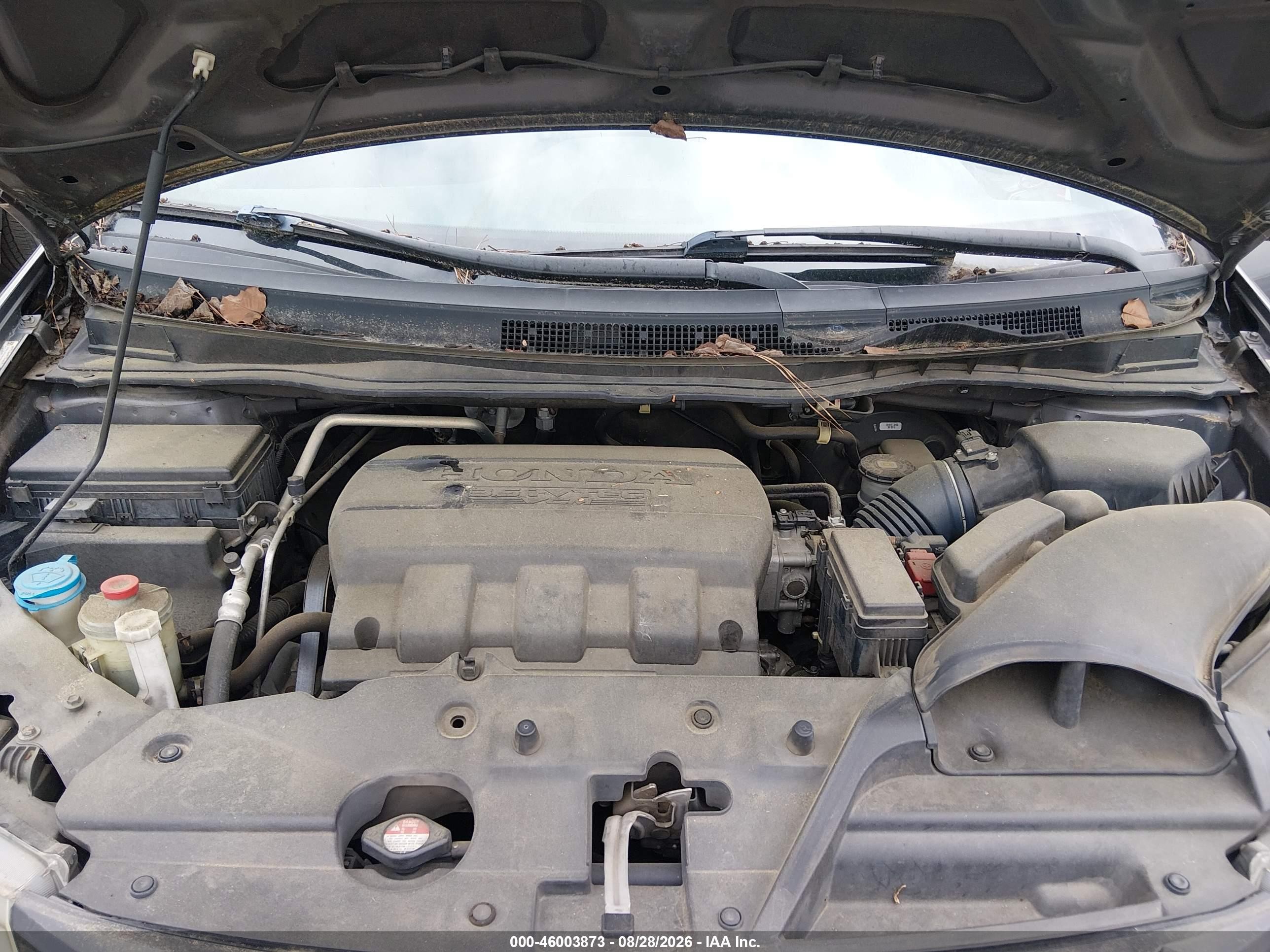2014 Honda Odyssey Ex Gray vin: 5FNRL5H43EB020884