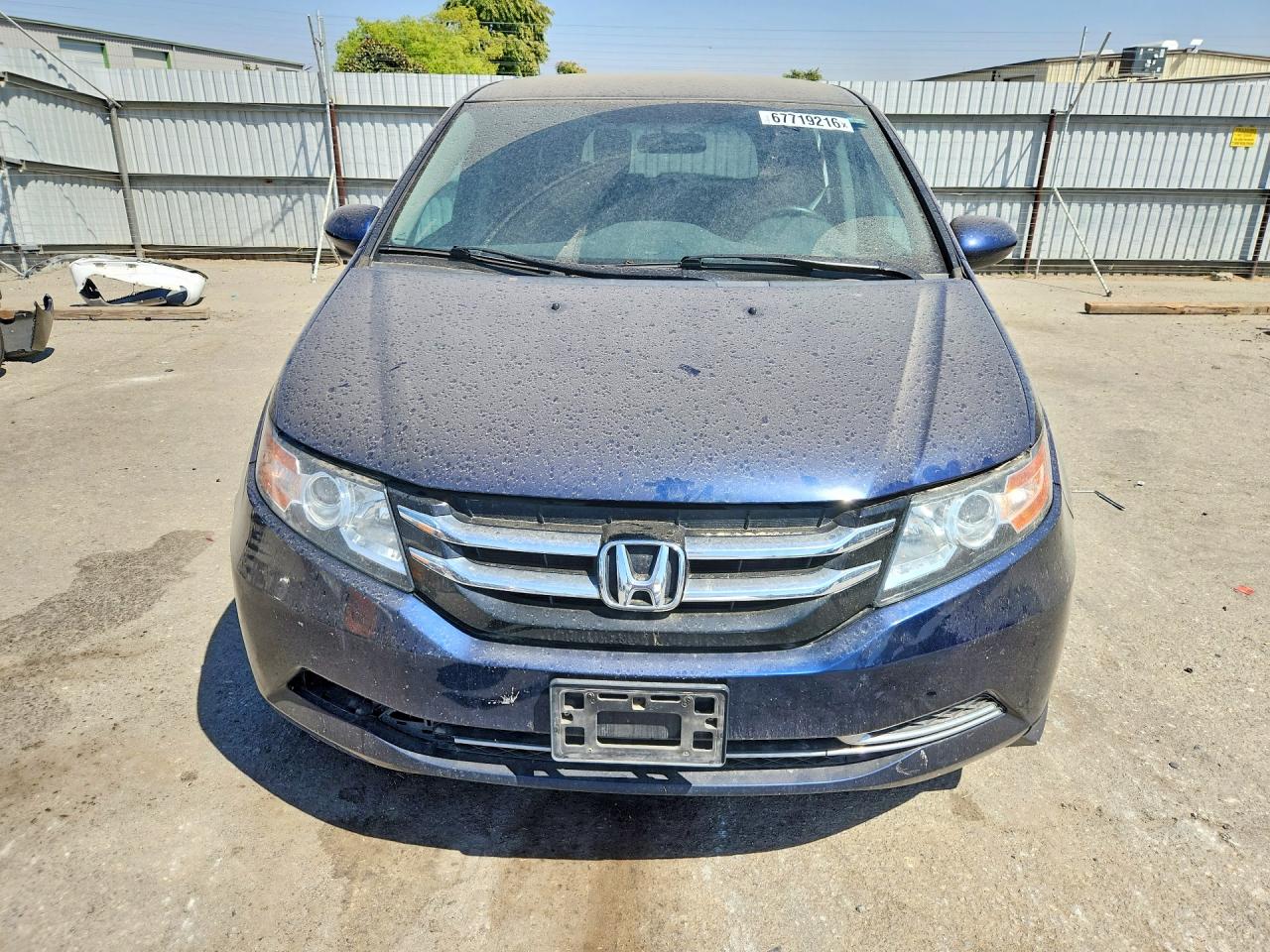 2014 Honda Odyssey Ex Blue vin: 5FNRL5H43EB042366