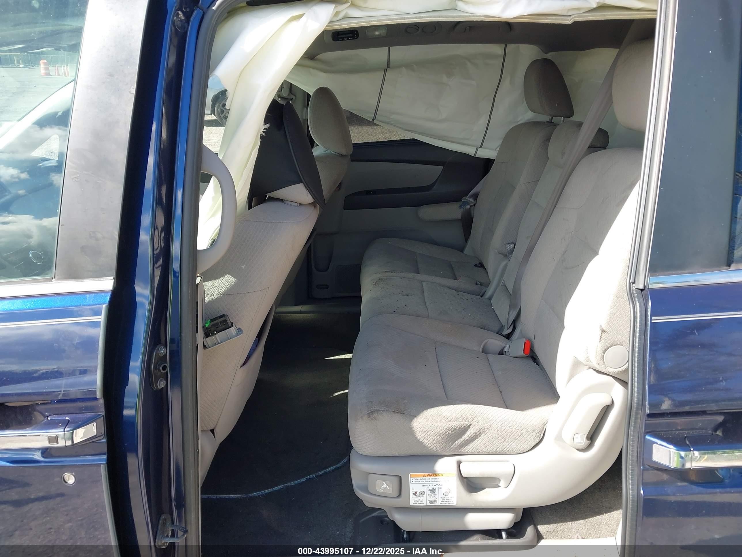 2014 Honda Odyssey Ex Navy vin: 5FNRL5H43EB043517