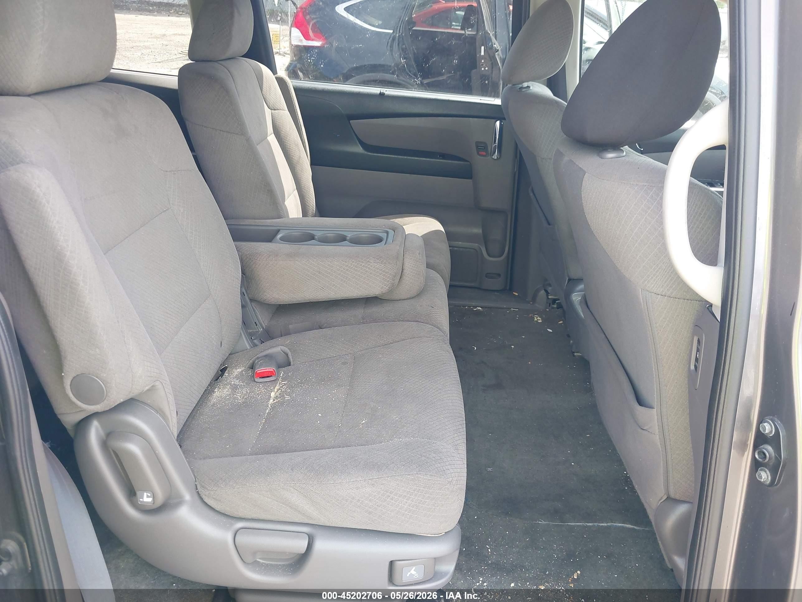 2014 Honda Odyssey Ex Gray vin: 5FNRL5H43EB112089
