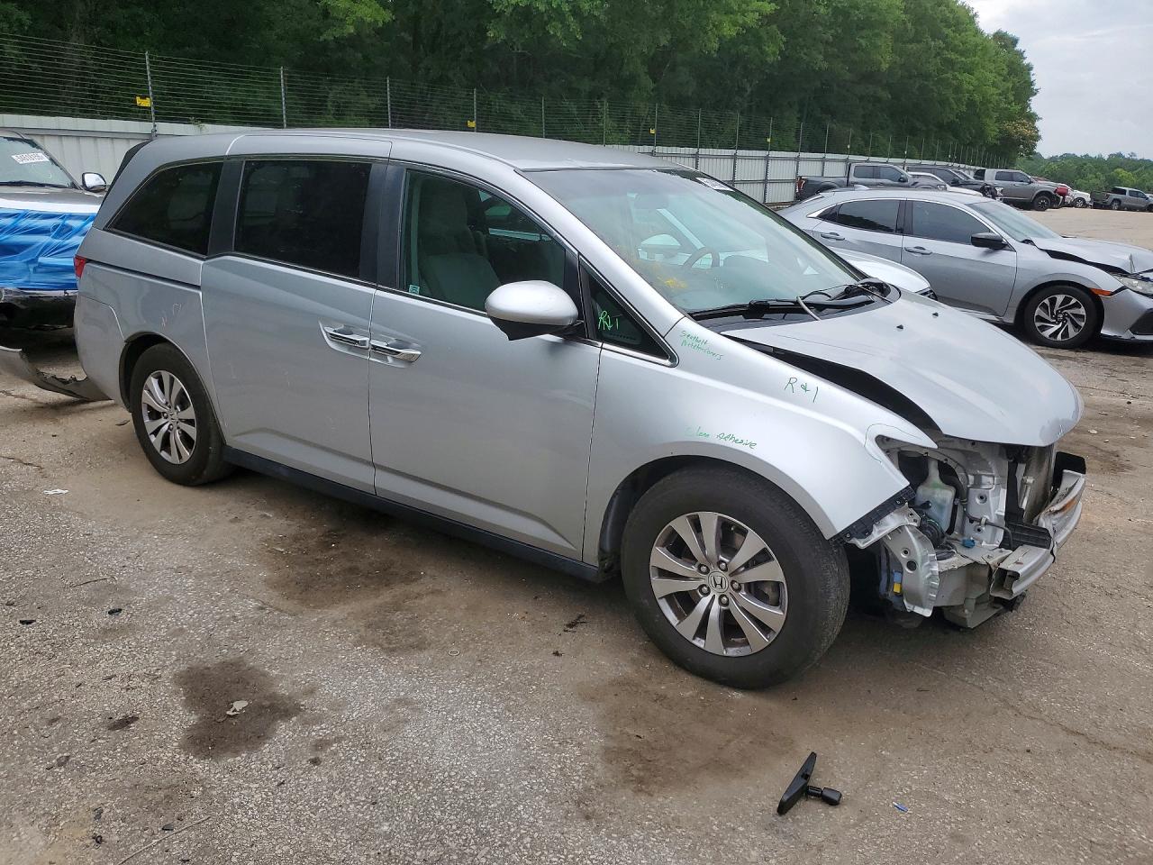 2015 Honda Odyssey Ex Gray vin: 5FNRL5H43FB022720