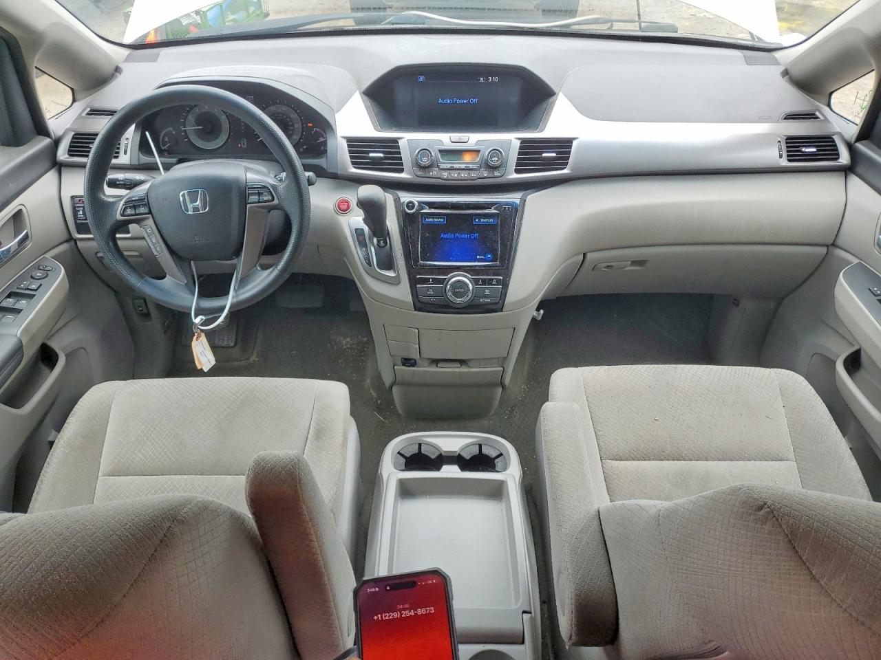 2015 Honda Odyssey Ex Gray vin: 5FNRL5H43FB022720