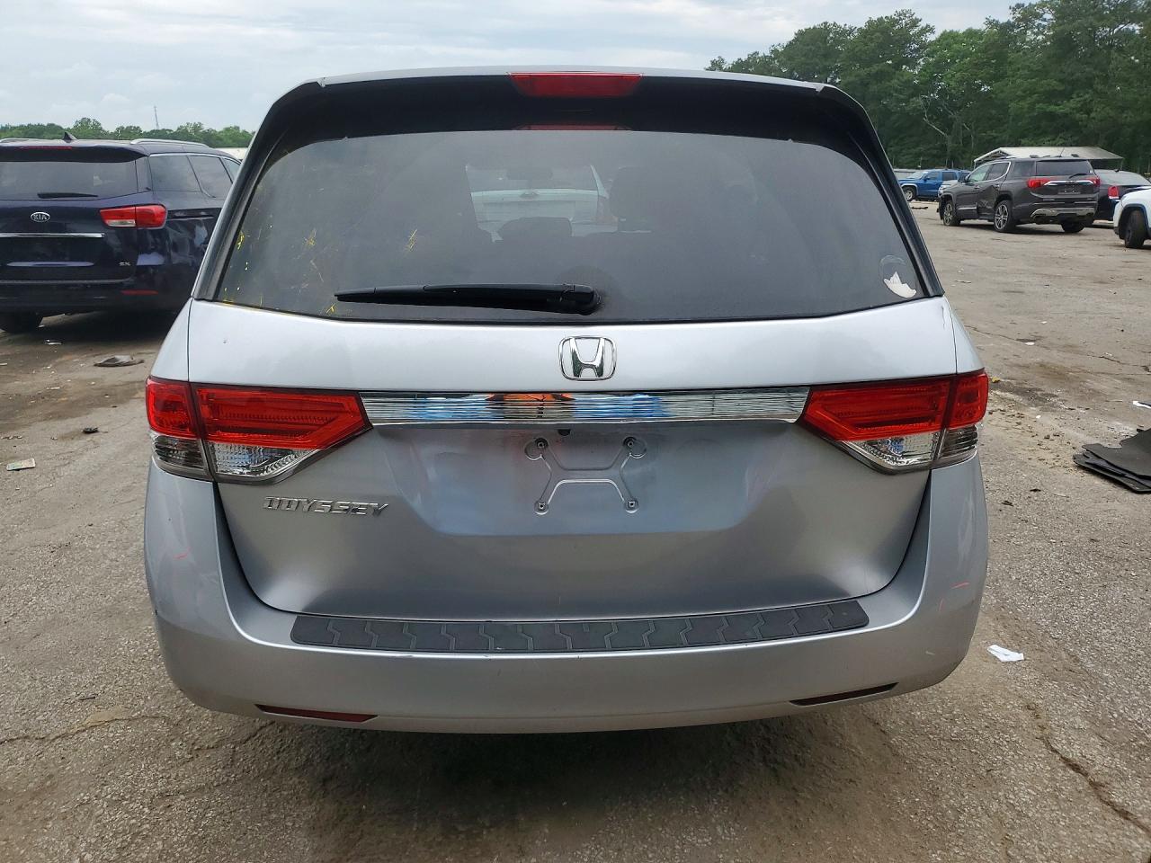 2015 Honda Odyssey Ex Gray vin: 5FNRL5H43FB022720