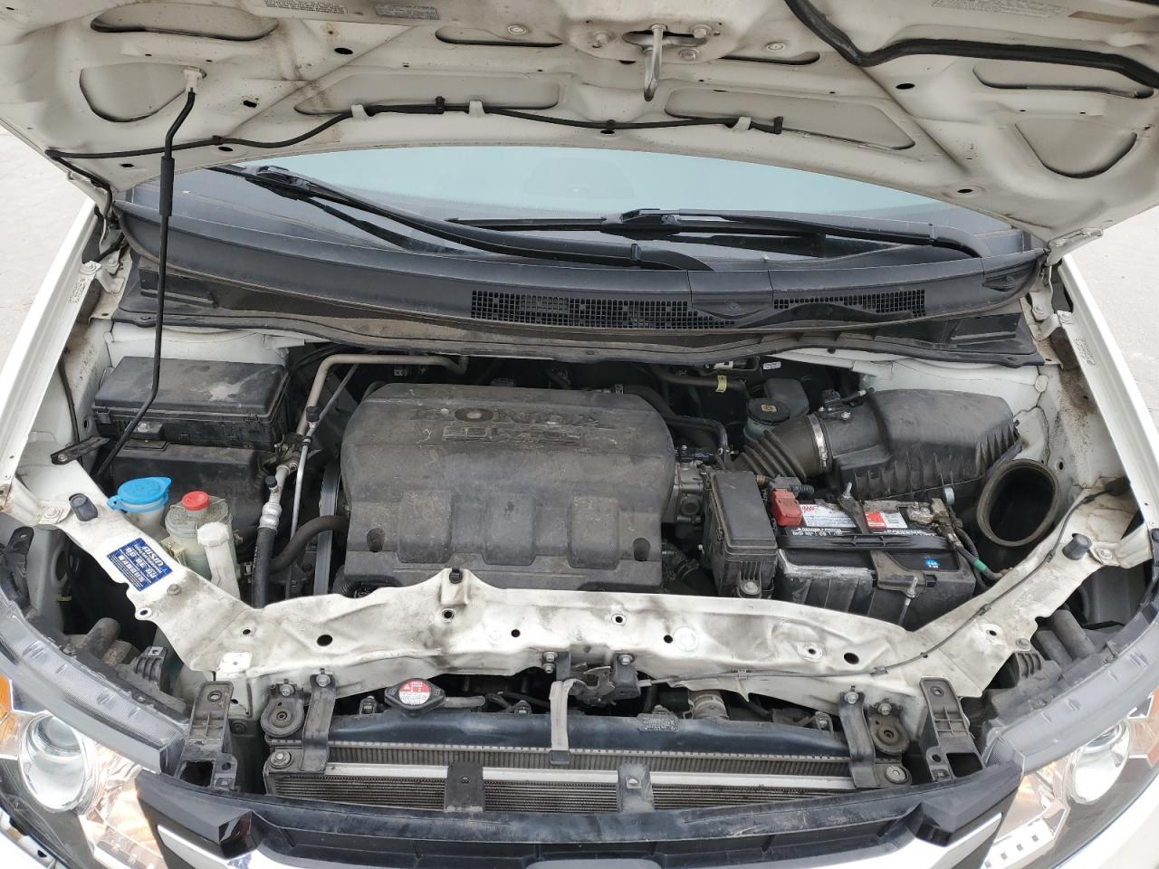 2015 Honda Odyssey Ex White vin: 5FNRL5H43FB034284