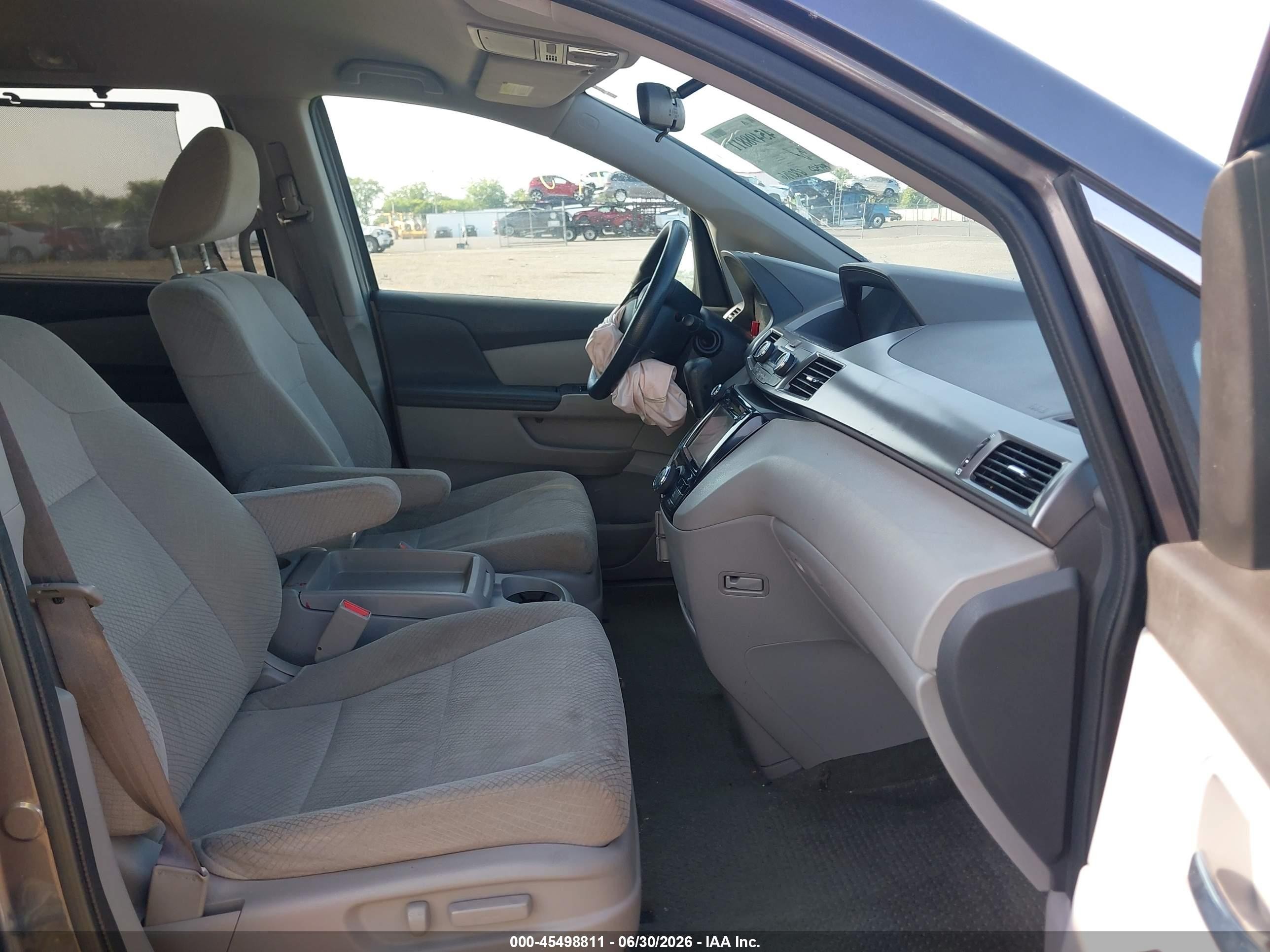 2015 Honda Odyssey Ex Gray vin: 5FNRL5H43FB062814
