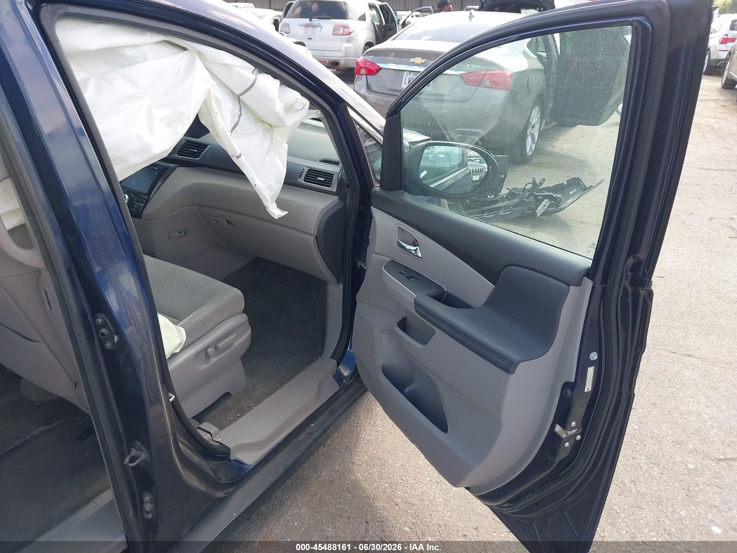 2015 Honda Odyssey Ex Dark Blue vin: 5FNRL5H43FB074221
