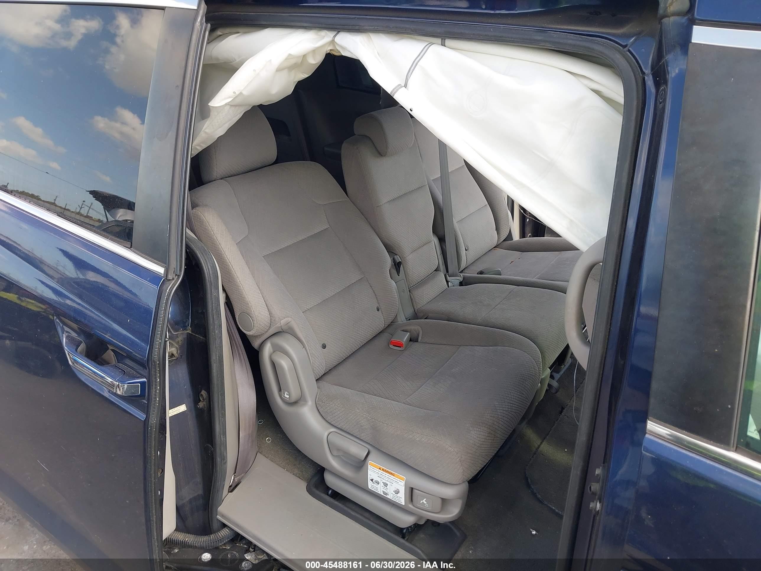 2015 Honda Odyssey Ex Dark Blue vin: 5FNRL5H43FB074221