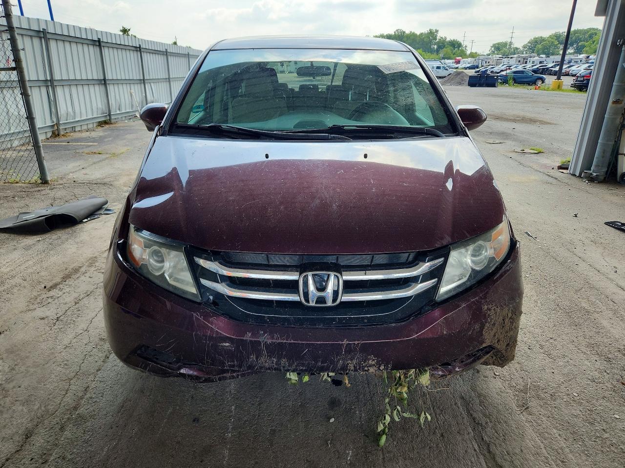 2015 Honda Odyssey Ex Burgundy vin: 5FNRL5H43FB099085