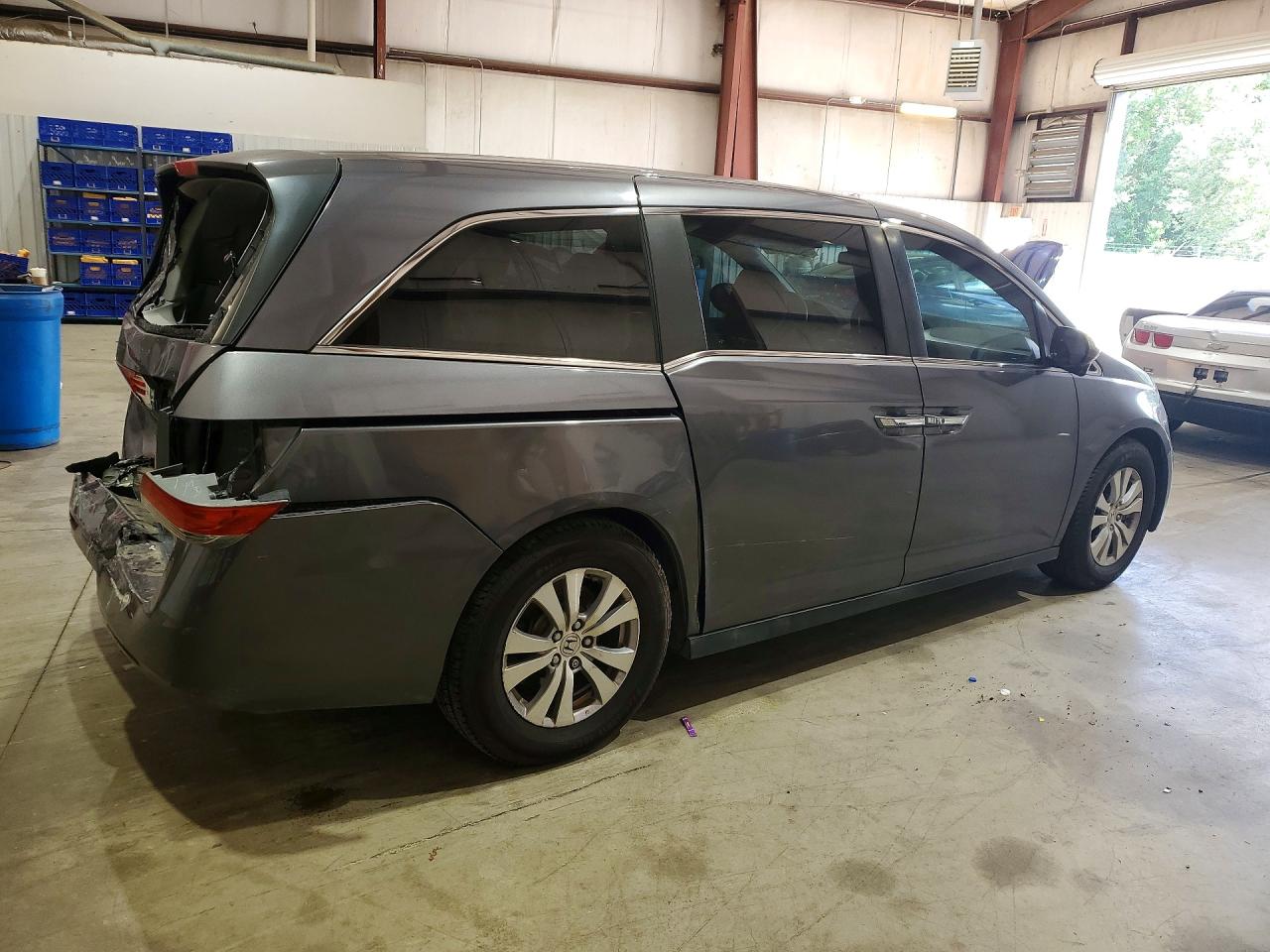 2015 Honda Odyssey Ex Gray vin: 5FNRL5H43FB117665