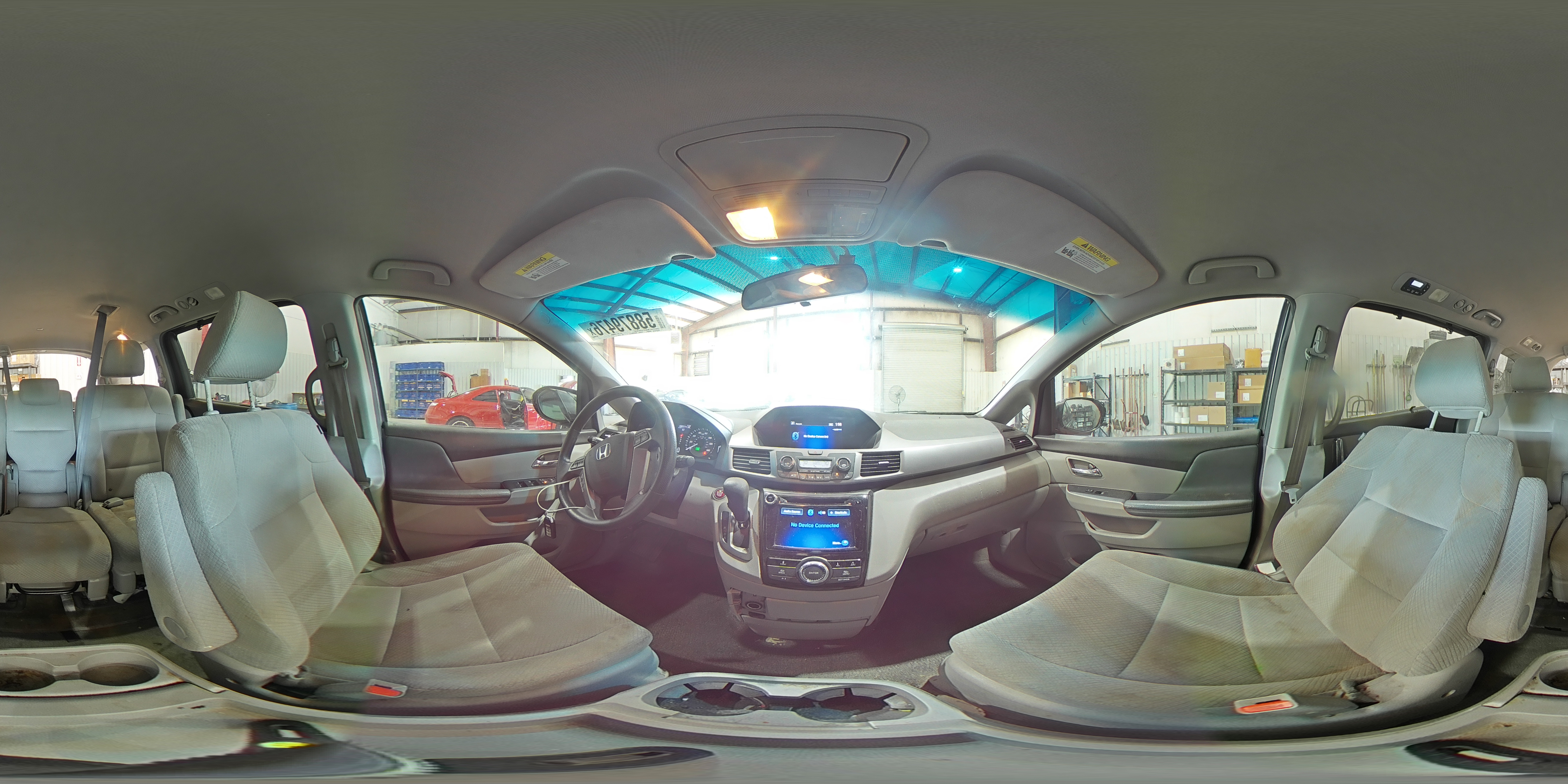 2015 Honda Odyssey Ex Gray vin: 5FNRL5H43FB117665