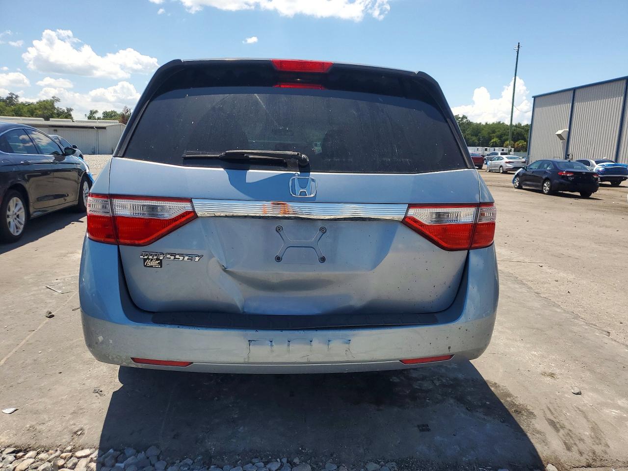 2011 Honda Odyssey Ex Blue vin: 5FNRL5H44BB035602