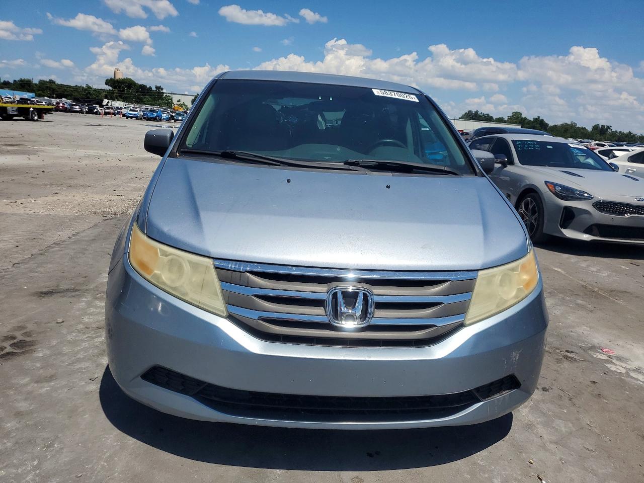 2011 Honda Odyssey Ex Blue vin: 5FNRL5H44BB035602