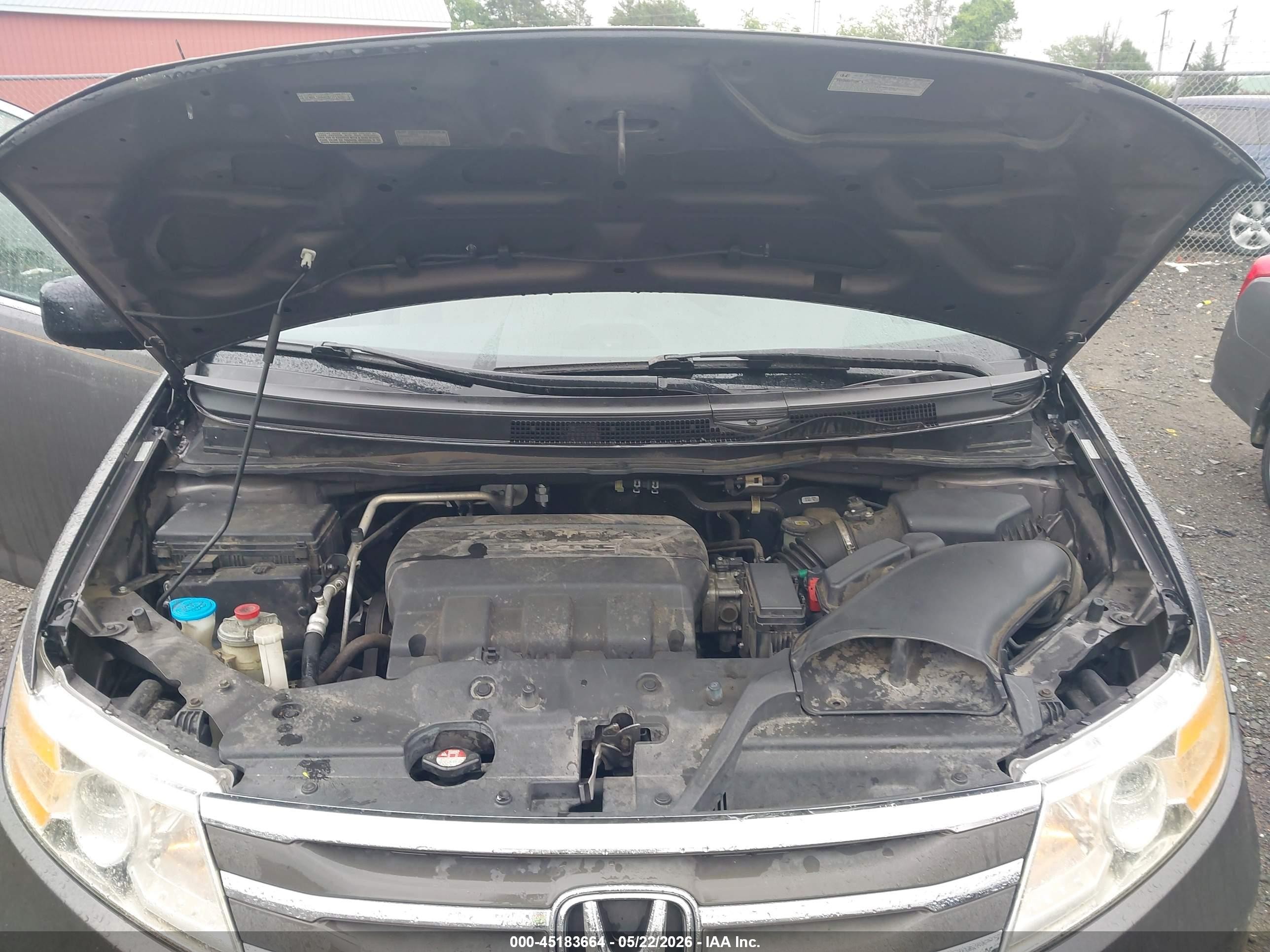 2012 Honda Odyssey Ex Серый vin: 5FNRL5H44CB071405