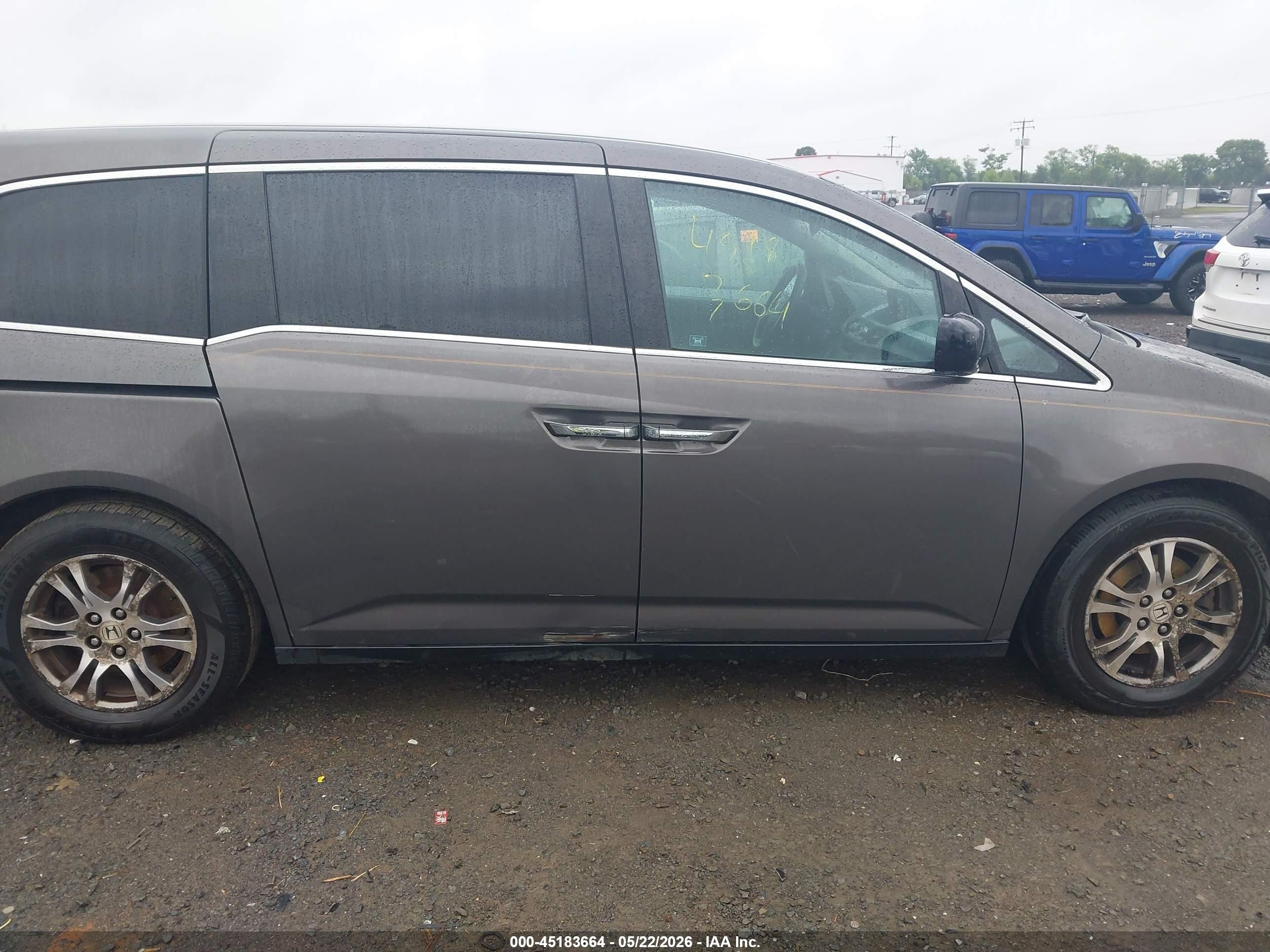 2012 Honda Odyssey Ex Серый vin: 5FNRL5H44CB071405