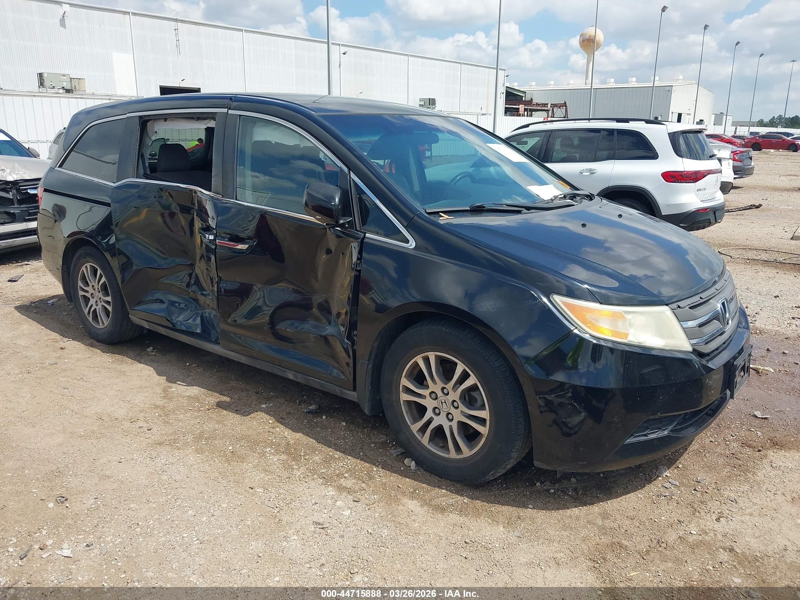 2012 Honda Odyssey Ex Black vin: 5FNRL5H44CB089130