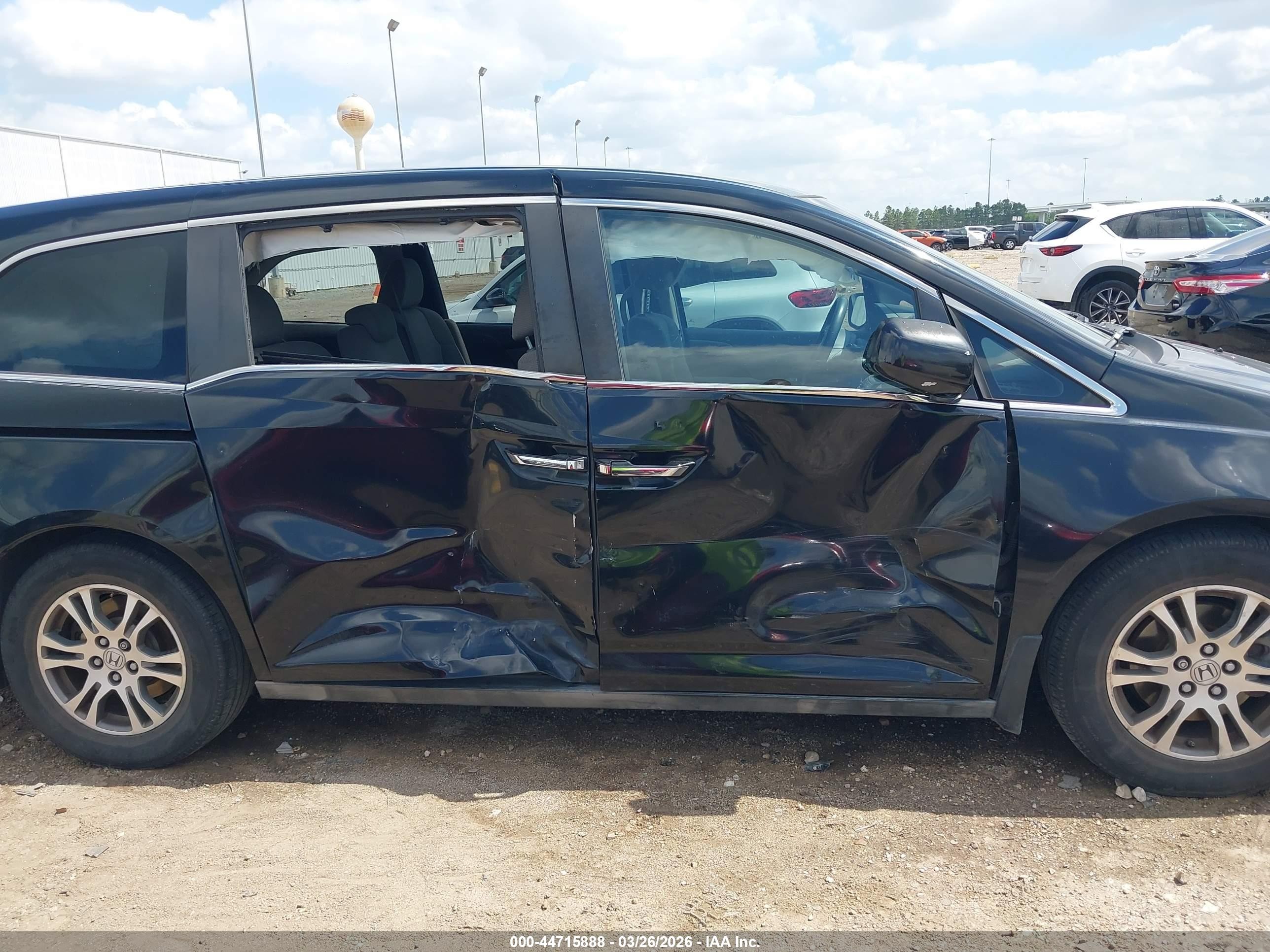 2012 Honda Odyssey Ex Black vin: 5FNRL5H44CB089130